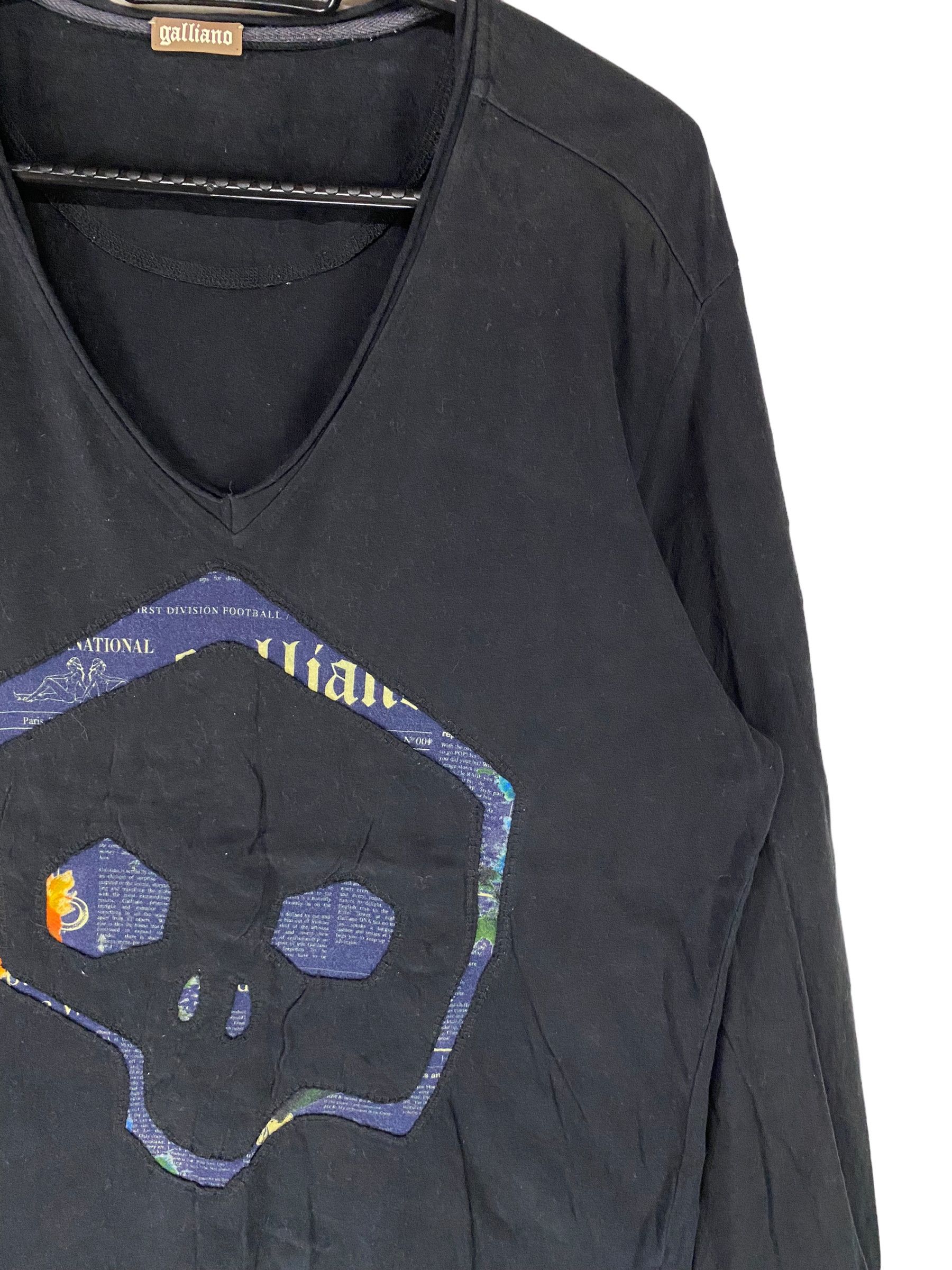 Designer × John Galliano John Galliano Skull patch longsleeve shirt Size US L / EU 52-54 / 3 - 3 Thumbnail