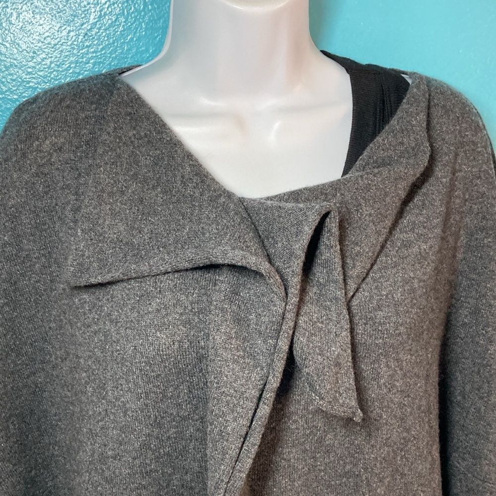 Vince Vince Womens Size L Gray Cashmere Pullover Dolman Sleeve Swe Size L / US 10 / IT 46 - 6 Thumbnail