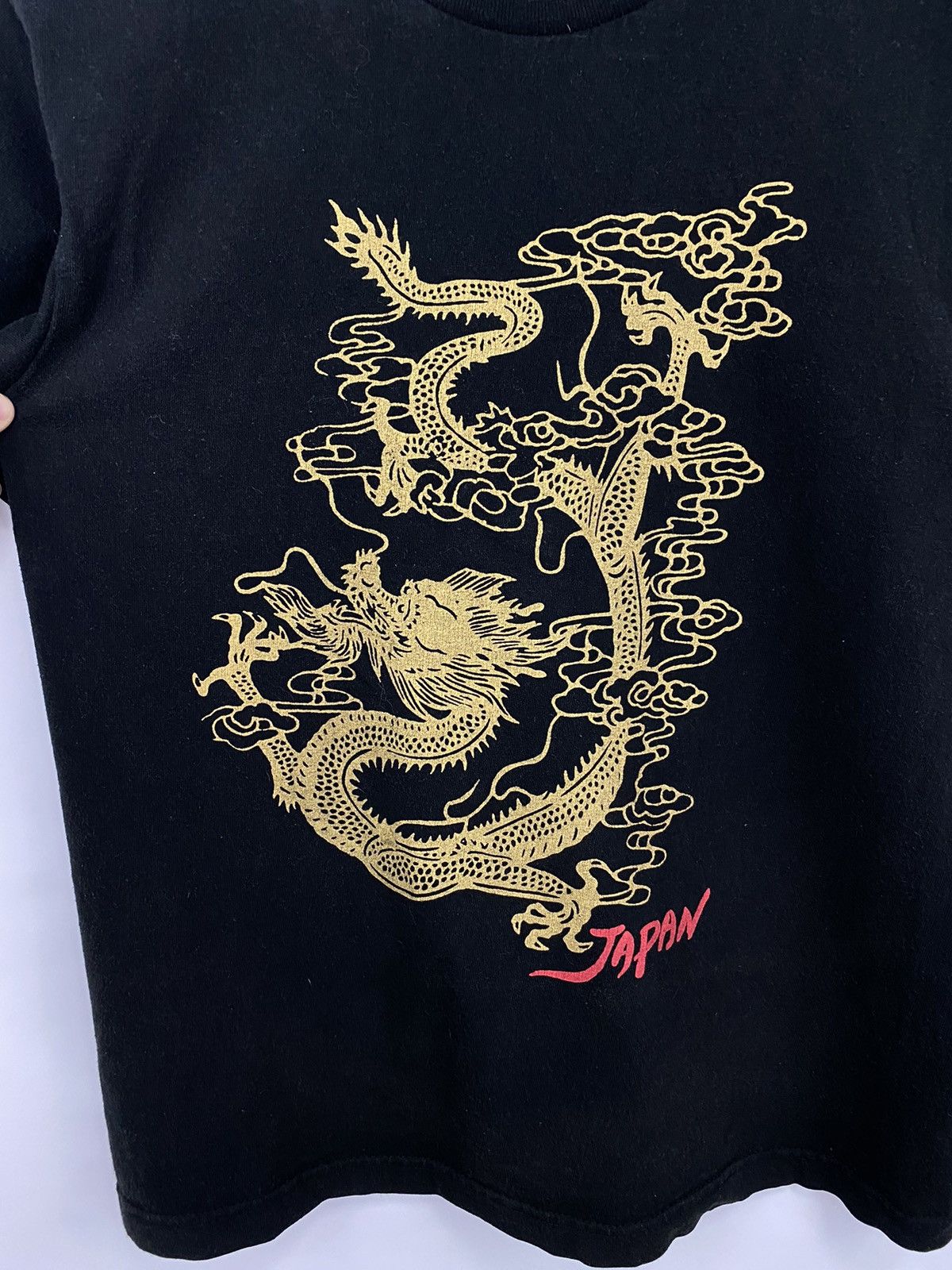 Japanese Brand 🇯🇵☯️ Vintage 90s Yin Yang Dragon Japan Style T-Shirt Rare Size US S / EU 44-46 / 1 - 5 Thumbnail