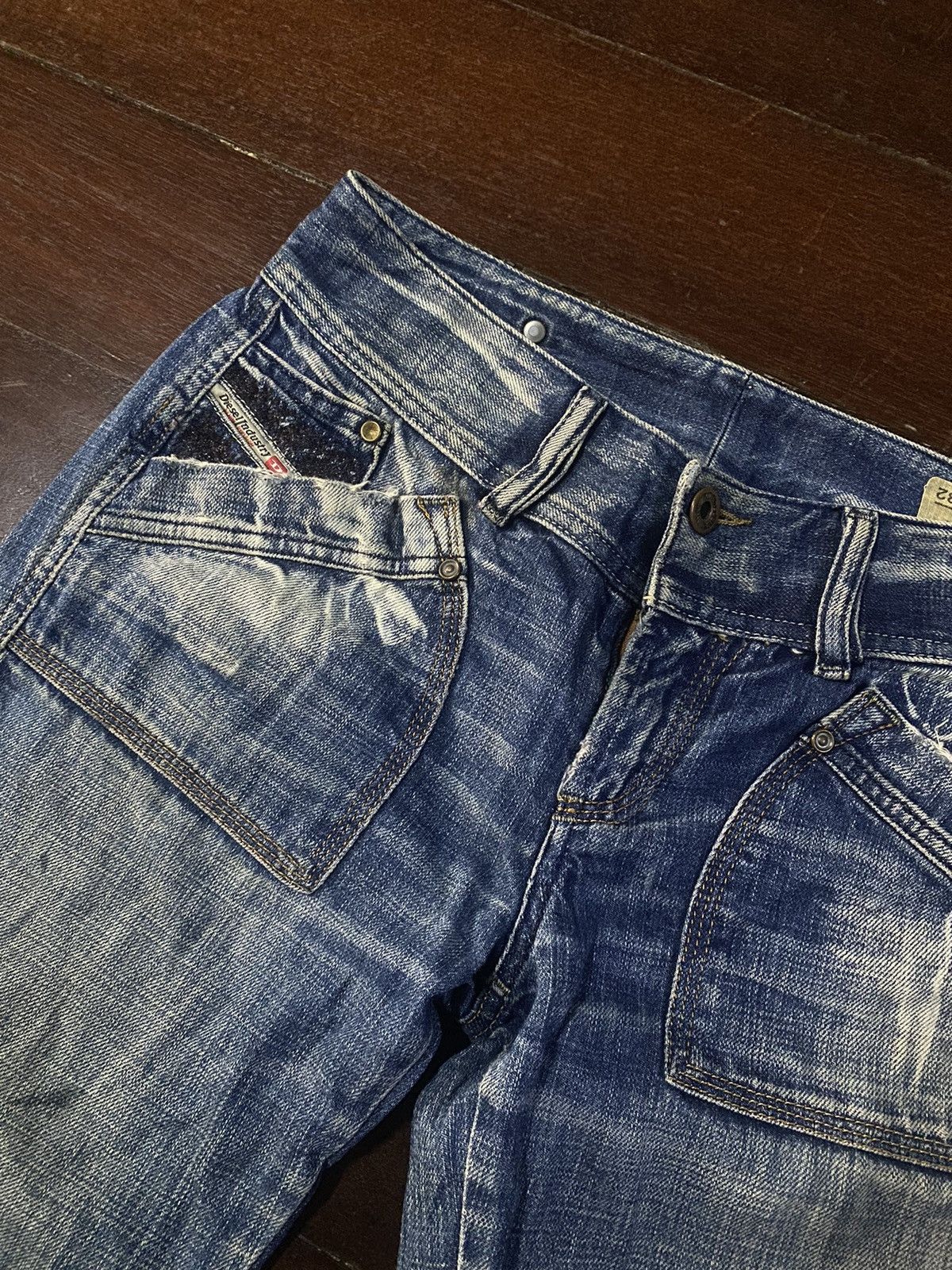 Designer × Diesel Fire 🔥 DIESEL RECKFLY made in italy distressed nice faded Size 30" / US 8 / IT 44 - 7 Thumbnail