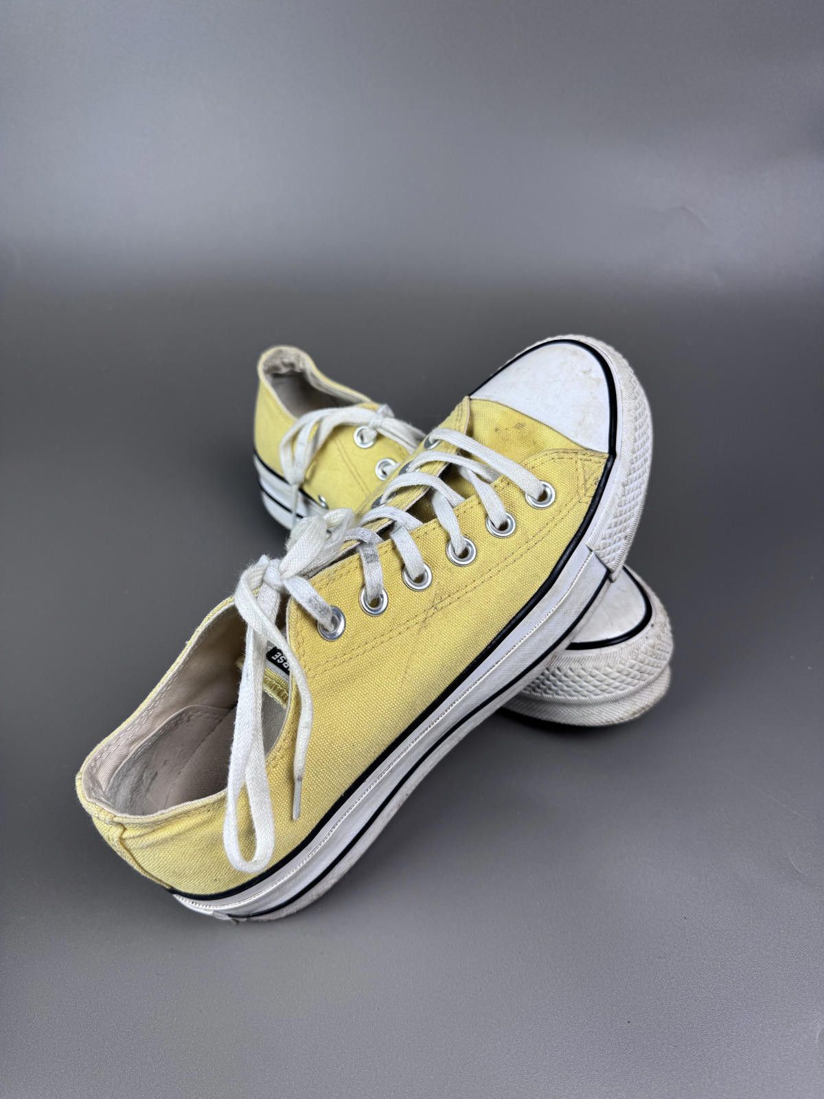 Converse Converse Chuck Taylor All Star Yellow Low Top Sneakers Size US 9 / EU 42 - 2 Thumbnail