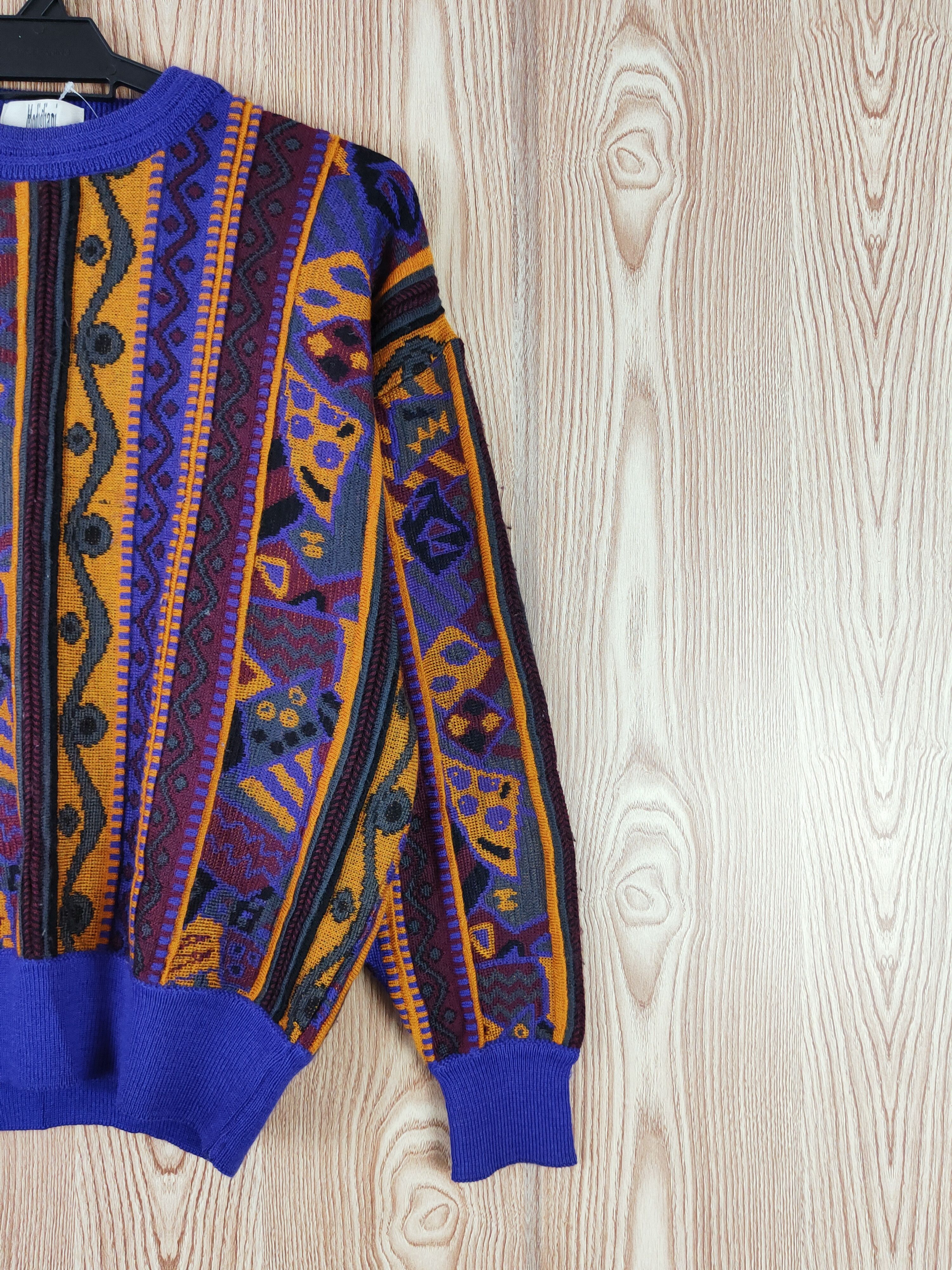 Homespun Knitwear Modigliani Purple Knitwear Sweatshirts #W661 Size US S / EU 44-46 / 1 - 5 Thumbnail