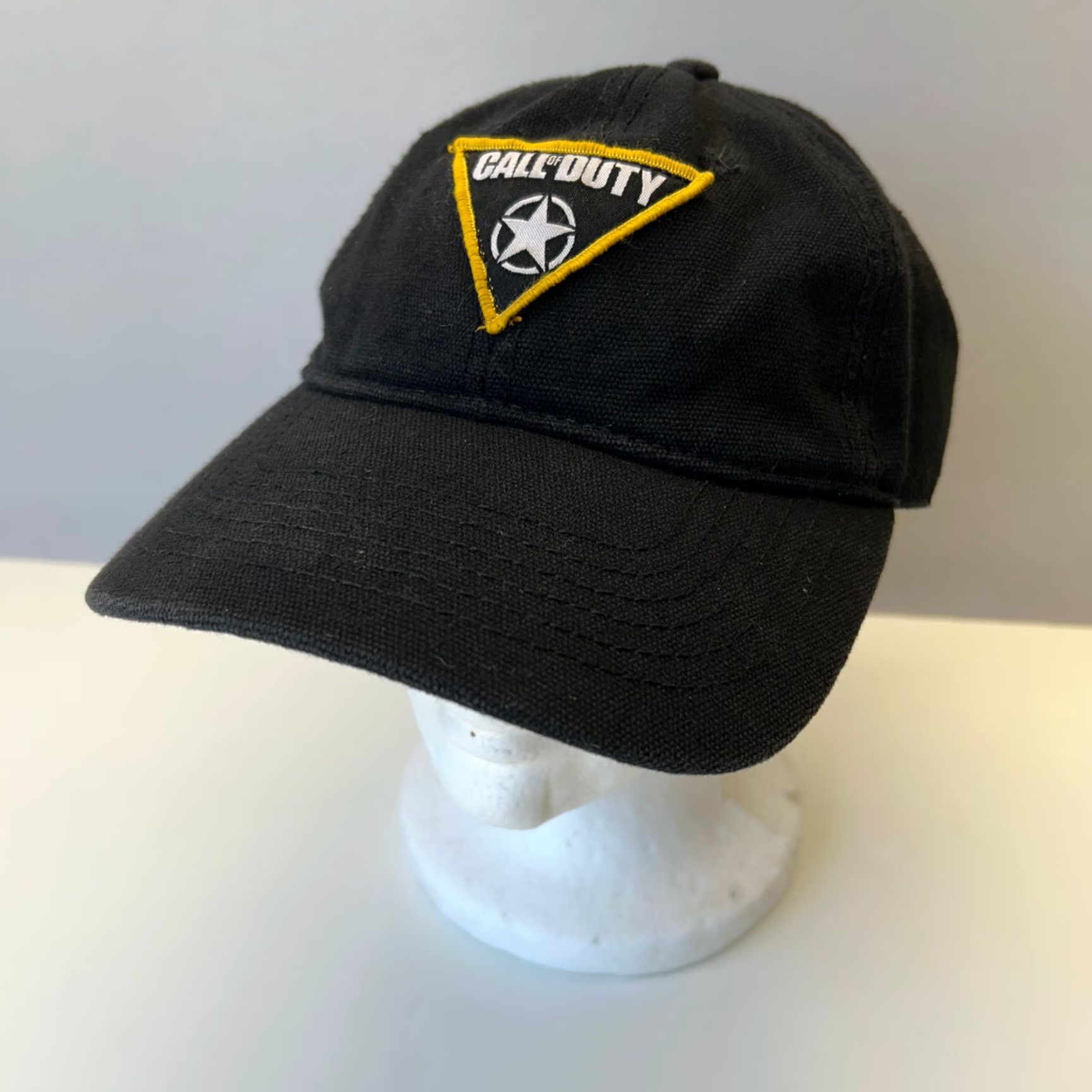 Vintage VINTAGE Call of Duty Strapback Dad Hat Black Yellow Patch Prestige Star FAST SHIPPING Size ONE SIZE - 2 Thumbnail
