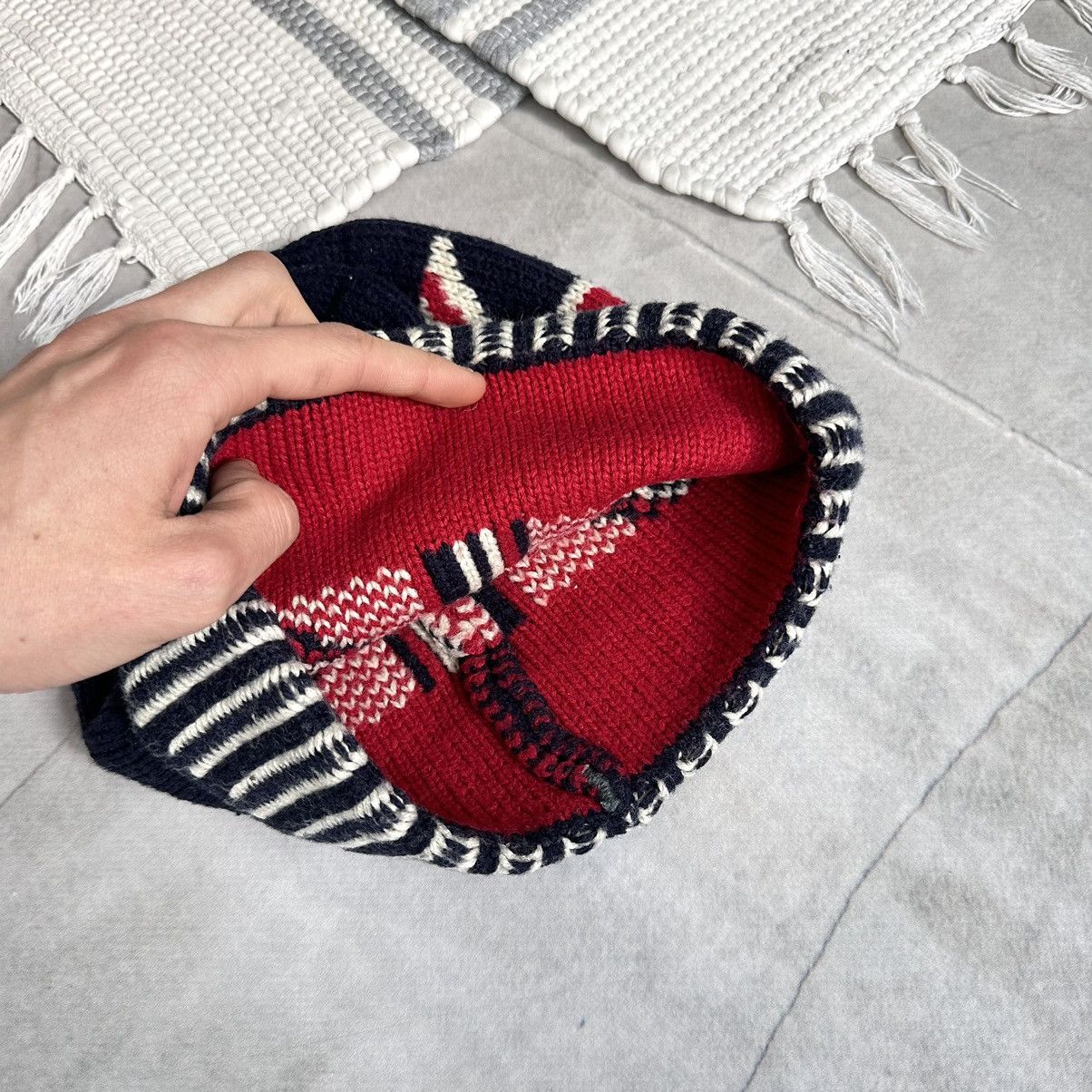 Hysteric Glamour × Undercover 00s British Britain Flag Knit Beanie Hat Stussy Vibe Size ONE SIZE - 5 Thumbnail