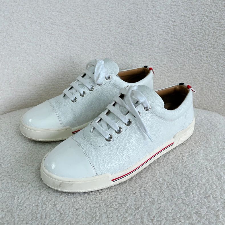 Thom Browne Thom Browne All white sneakers Size US 5 / EU 37 - 2 Thumbnail