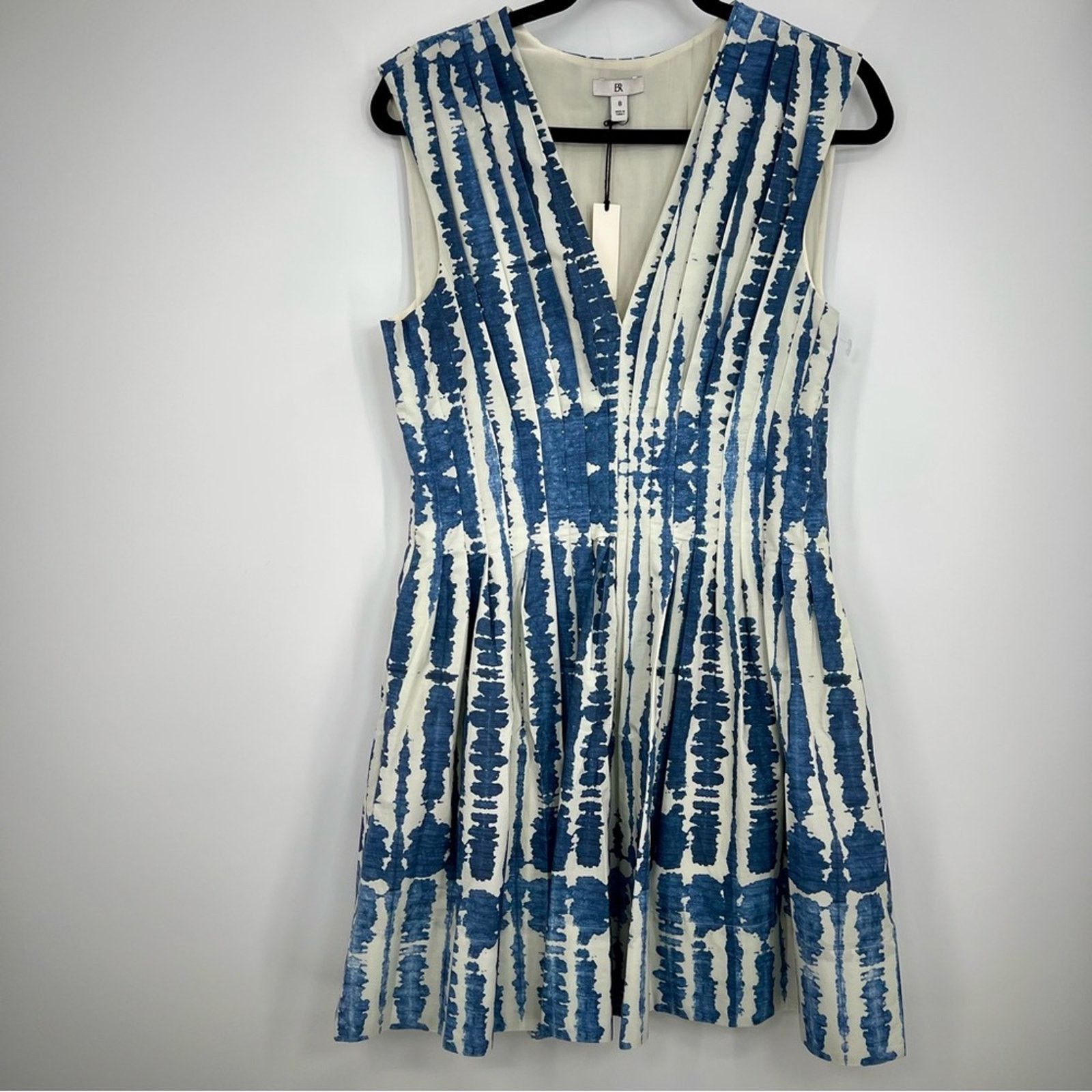 Banana Republic Banana Republic Ariana Cici Poplin Dress Sleeveless Pleated Size M / US 6-8 / IT 42-44 - 8 Thumbnail