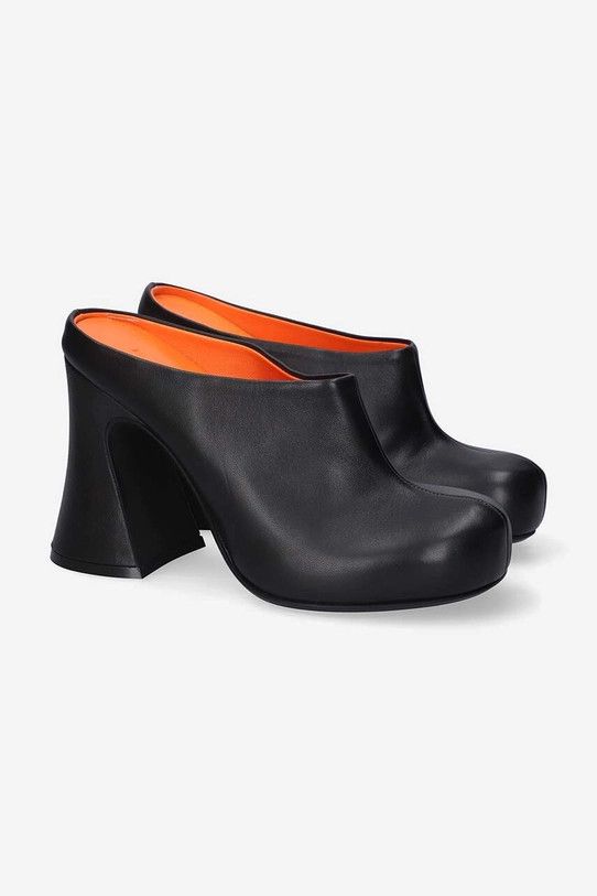 Marni o1w1db10125 Leather heel Sabot in Black Size US 8 / IT 38 - 4 Thumbnail