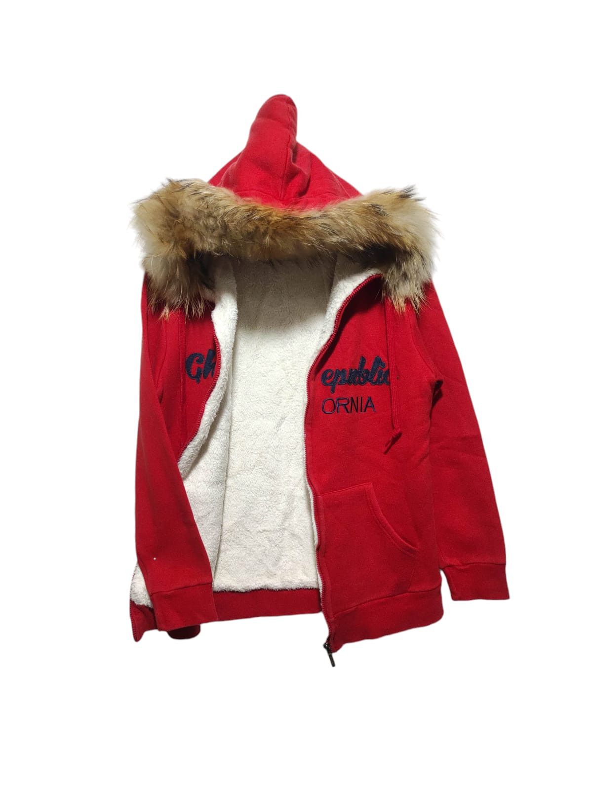 Hysteric Glamour Ghost Republic Sherpa Zip Fur Hoodie IfSixWasNine LGB style Size US S / EU 44-46 / 1 - 1 Thumbnail