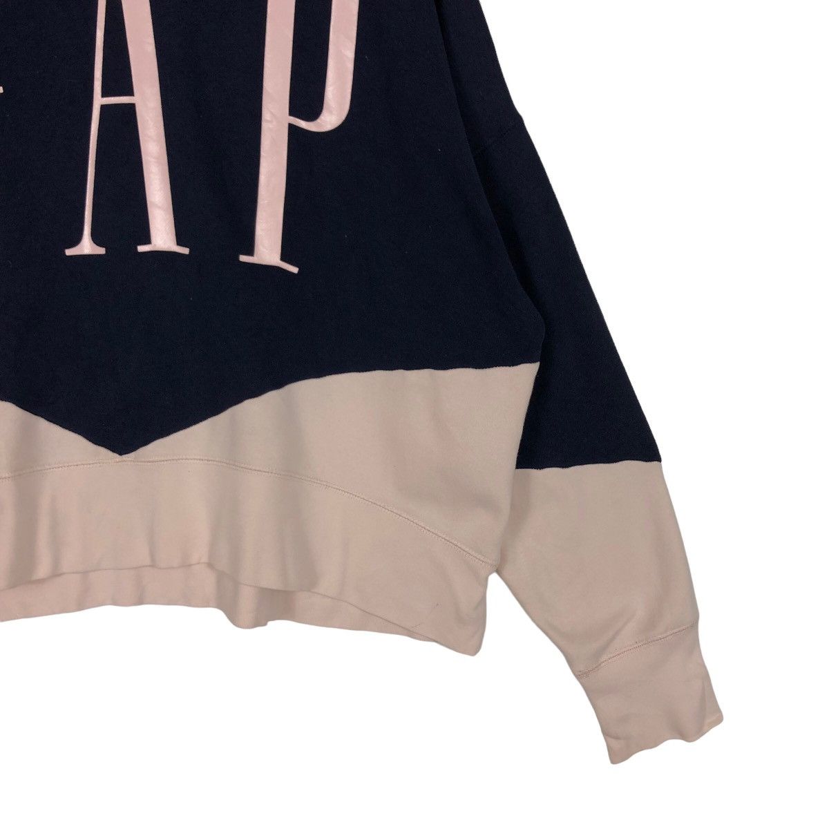 Japanese Brand 🔥Color Block Gap Hoodie Big Logo Oversize Size US XL / EU 56 / 4 - 5 Thumbnail