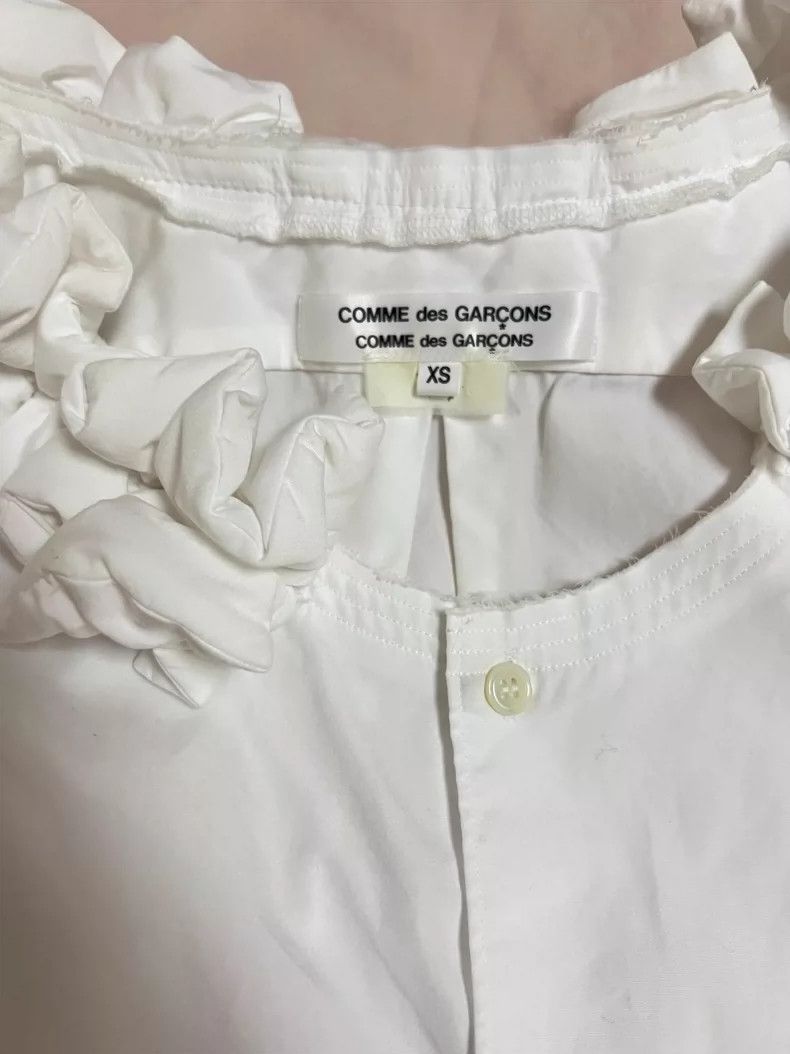 Comme des Garcons Comme Des Garcons Flower collar women's shirt Size XS / US 0-2 / IT 36-38 - 2 Thumbnail