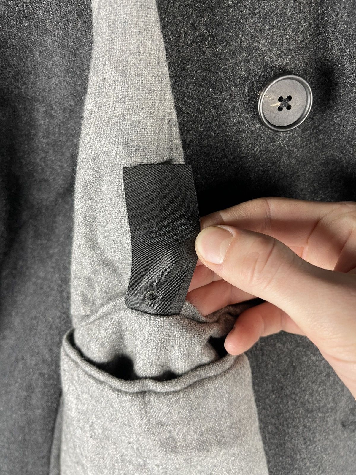 Allsaints AllSaints Spitalfields Double Breasted Wool Peacoat Jacket Size US L / EU 52-54 / 3 - 15 Thumbnail