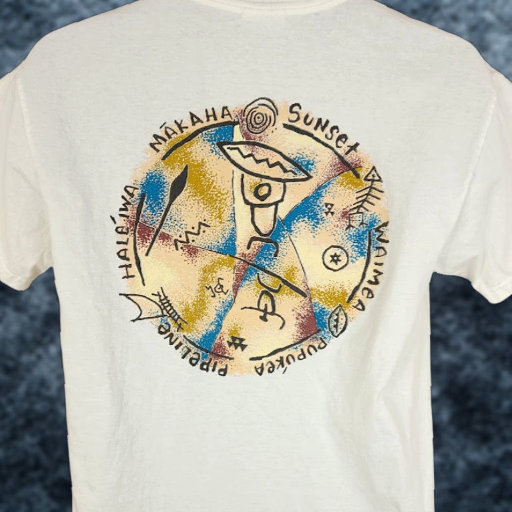 Hanes VINTAGE Hanes T-Shirt Mens Size Medium White 90s Y2K Hawaii Surfing Beach Tropical Hawaii T Shirt Mens 90s Y2K Surfboard Surfer Tourists Size US M / EU 48-50 / 2 - 1 Thumbnail