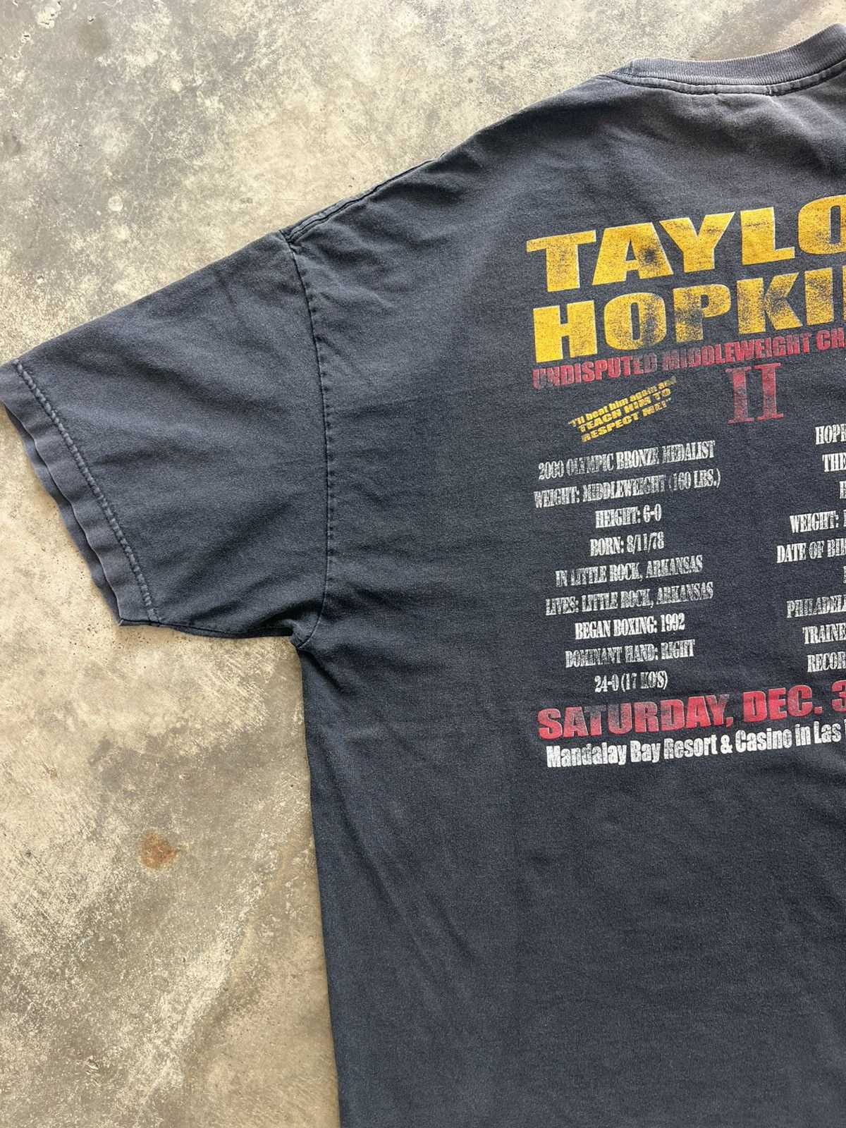 Rap Tees Vintage Rare Taylor vs Hopkins Rap Tee Boxing WBC XXL Size US XXL / EU 58 / 5 - 13 Thumbnail