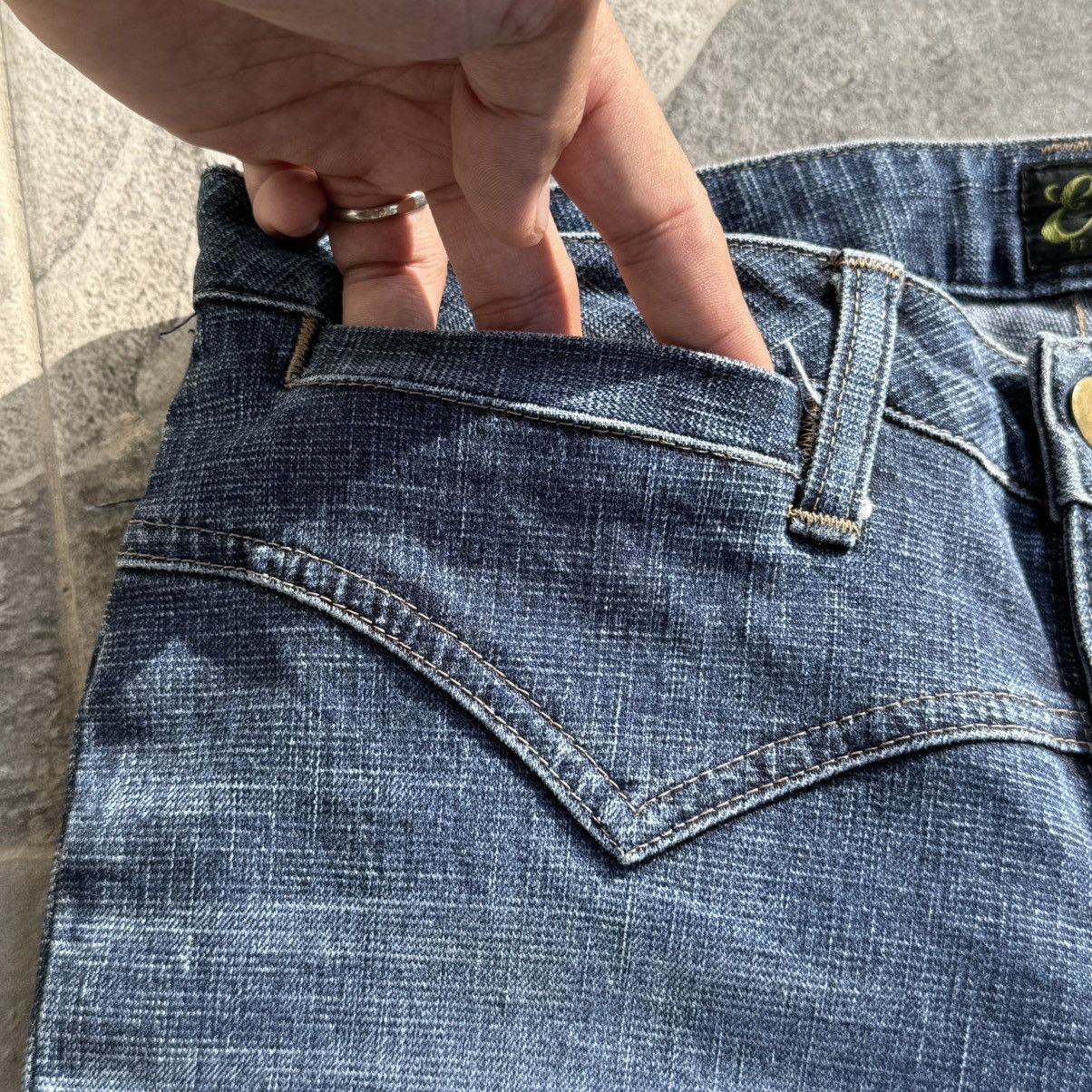 Japanese Brand ET BOITE Flare Jeans Size 32" / US 10 / IT 46 - 7 Thumbnail