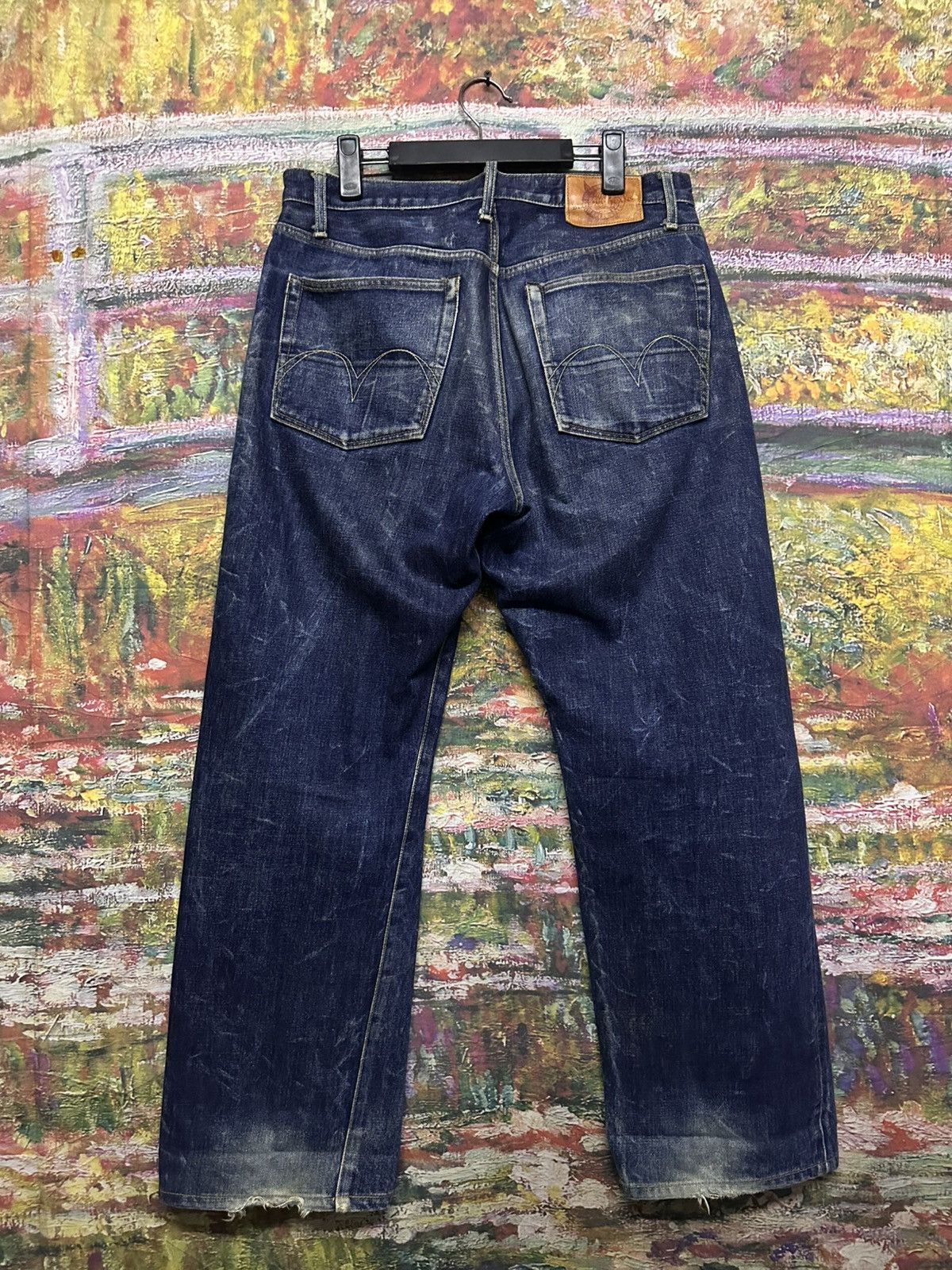 Japanese Brand Vintage Blue Way Jeans Size US 32 / EU 48 - 2 Thumbnail