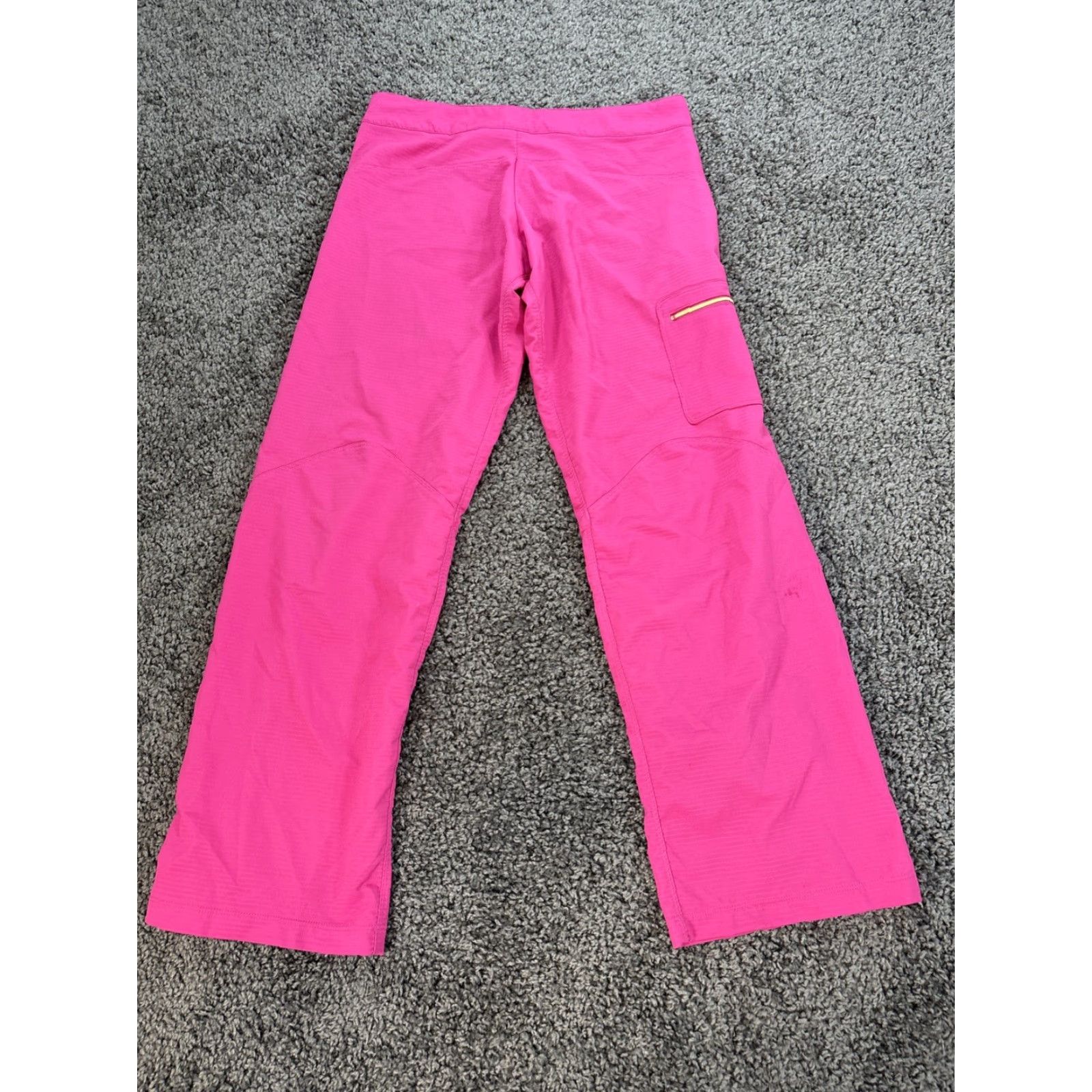 Nike VINTAGE Nike Pants Women Medium Hot Pink Baggy Cargo Y2K High Rise Khakis Straight M Womens Size 32" / US 10 / IT 46 - 7 Thumbnail