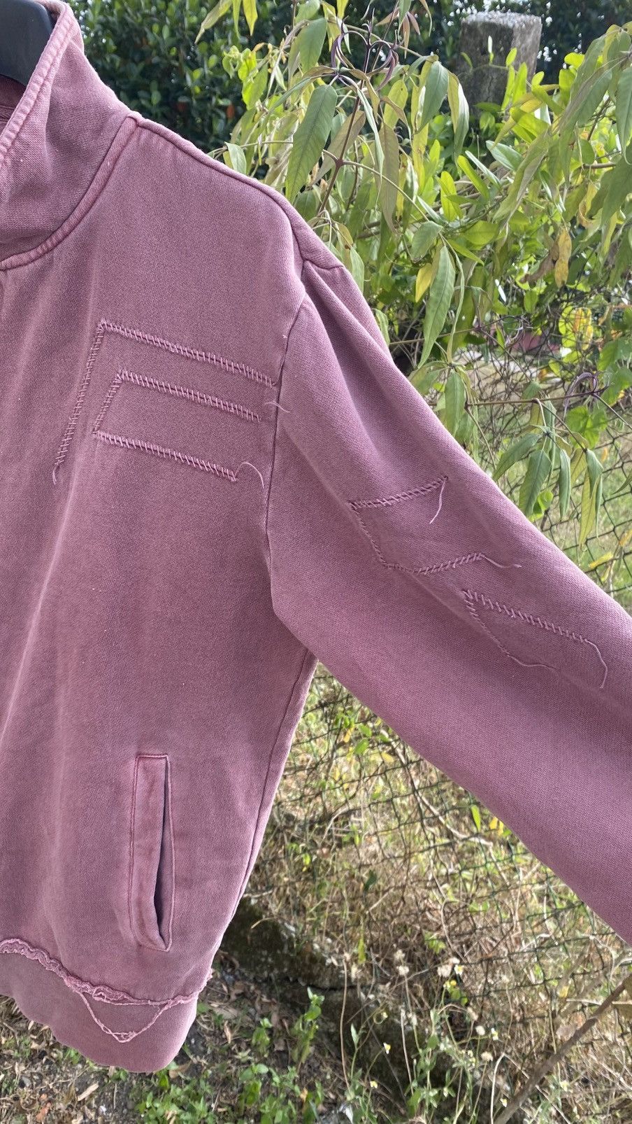 FCUK FCUK stonewashed distressed sweater with dragon embroidery Size US L / EU 52-54 / 3 - 5 Thumbnail