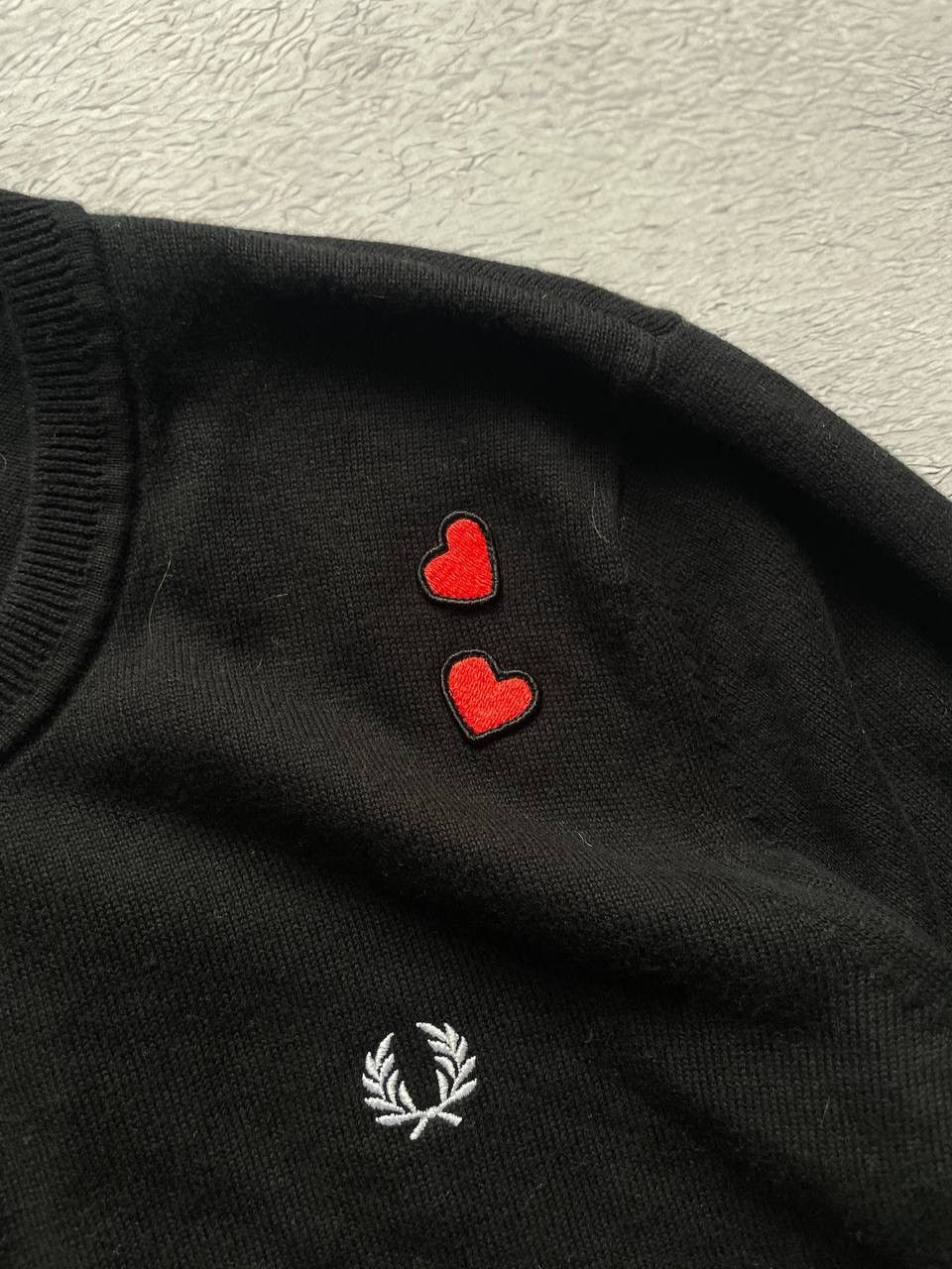 Fred Perry Fred Perry x Amy Winehouse black cardigan embroidered UK-12 Size M / US 6-8 / IT 42-44 - 5 Thumbnail