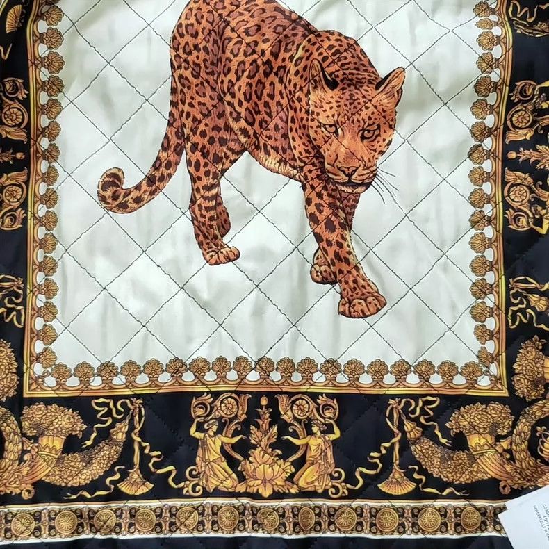Versace Versace Leopard print baroque print denim jacket Size US S / EU 44-46 / 1 - 5 Thumbnail