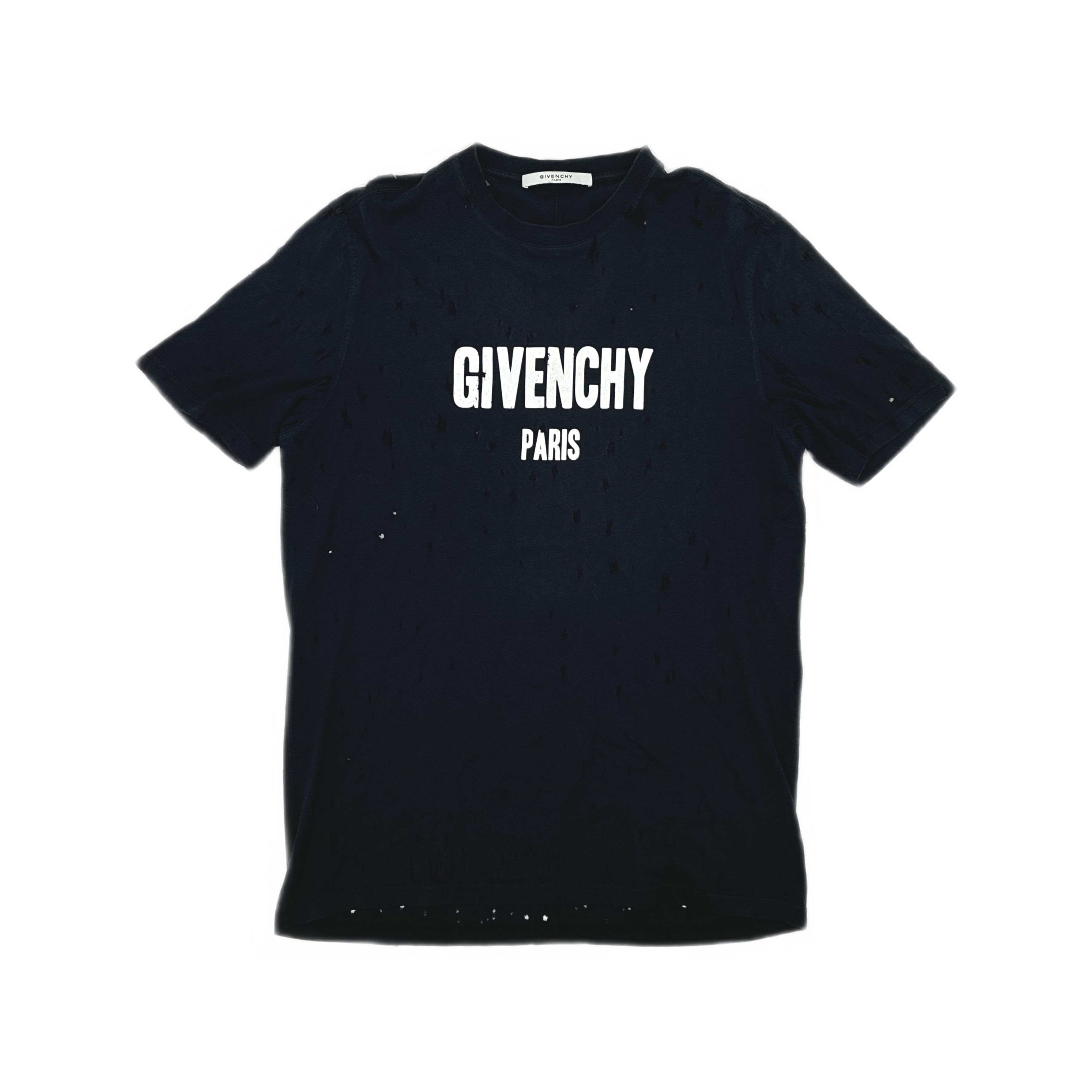 Givenchy Givenchy Distressed Logo T-Shirt Size M Size M / US 6-8 / IT 42-44 - 1 Thumbnail