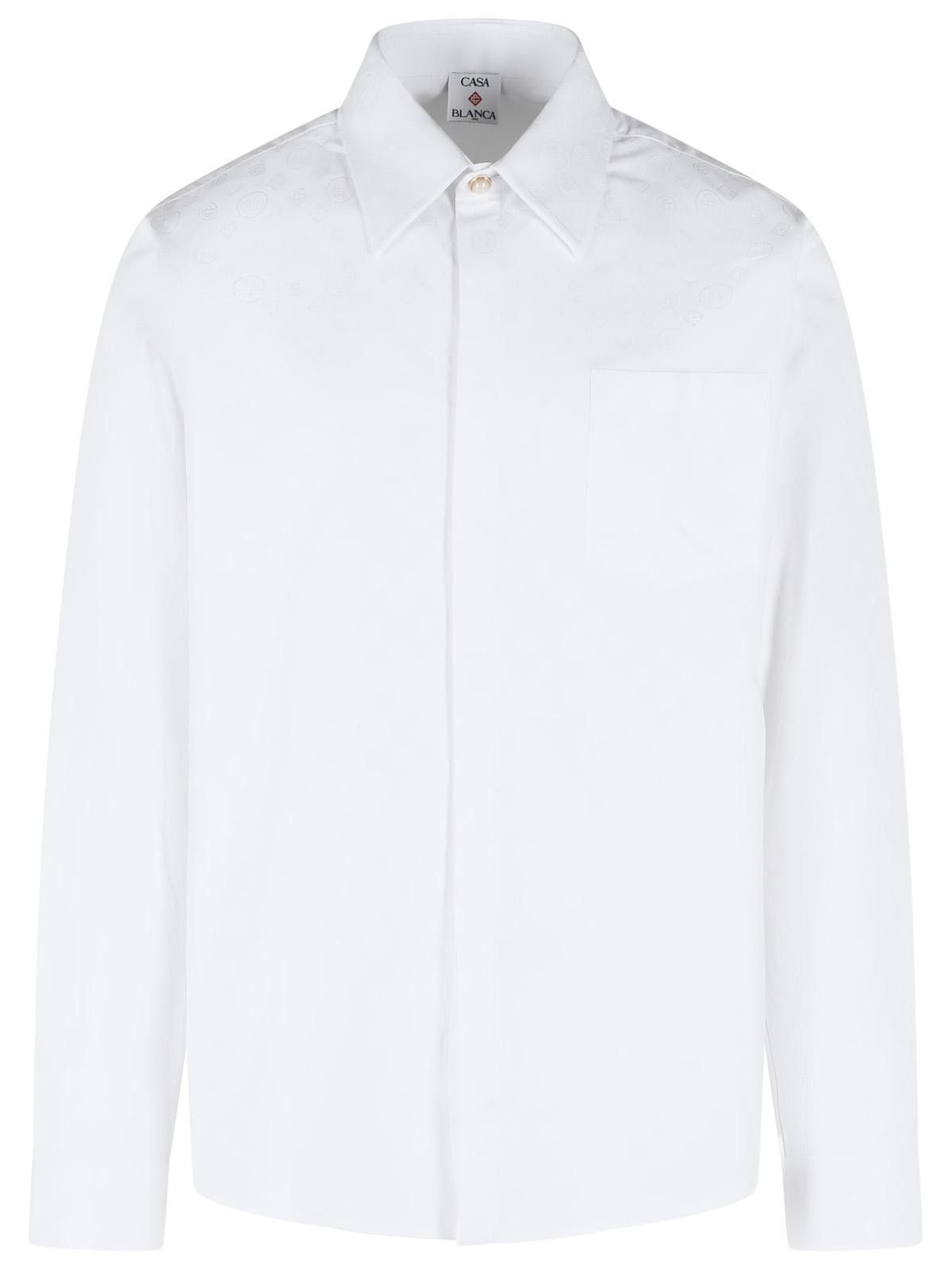 Casablanca CASABLANCA White Cotton Shirt Size US M / EU 48-50 / 2 - 1 Thumbnail