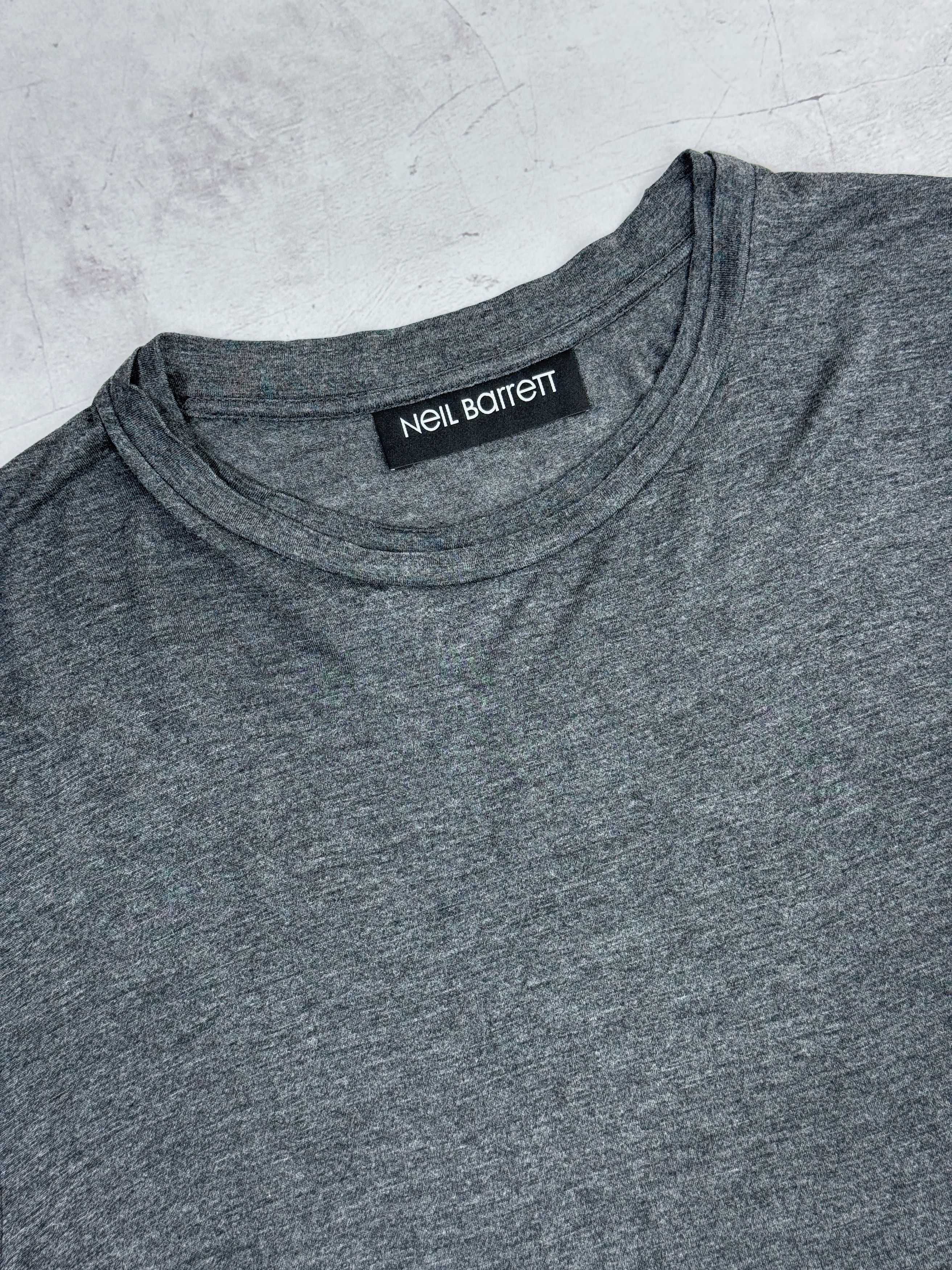 Neil Barrett Neil Barrett T-Shirt Viscose Gray Color Size US L / EU 52-54 / 3 - 3 Thumbnail