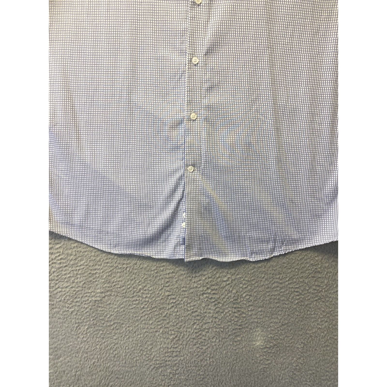Michael Kors Michael Kors Men's Slim Fit Shirt Long Sleeve Button-Up 17 36/37 Blue Size US XL / EU 56 / 4 - 2 Thumbnail