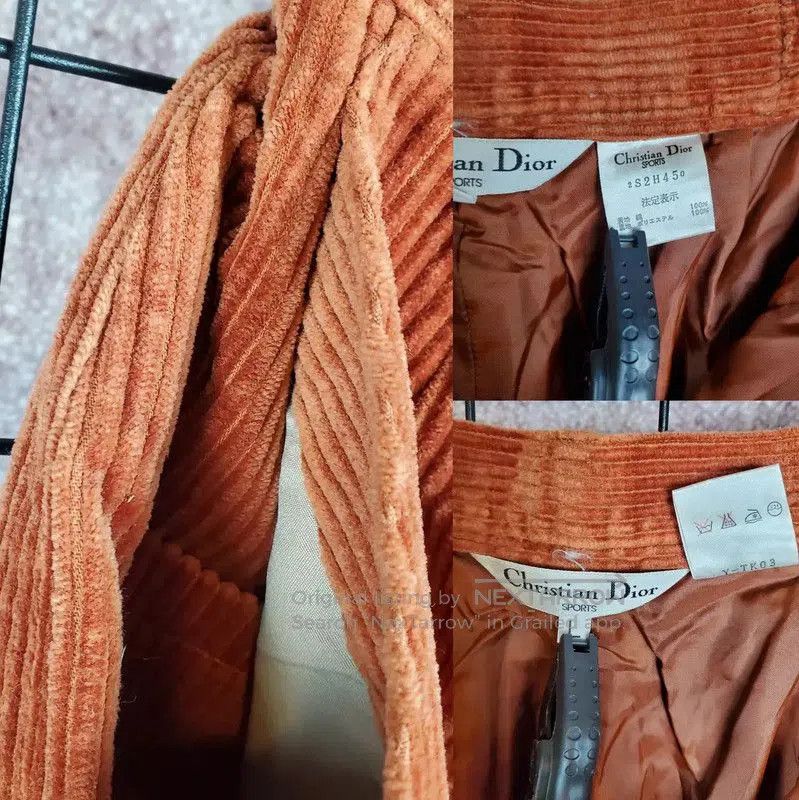 Dior Dior Orange Brown Cotton Casual Pants . Size 35" - 7 Thumbnail