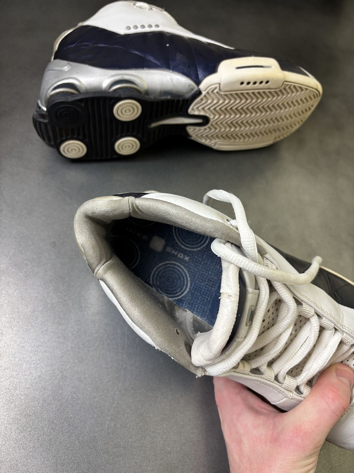 Nike × Vintage OG 2001 Nike Shox BB4 Vintage Nike Vince Carter Basketball Size US 10.5 / EU 43-44 - 22 Thumbnail