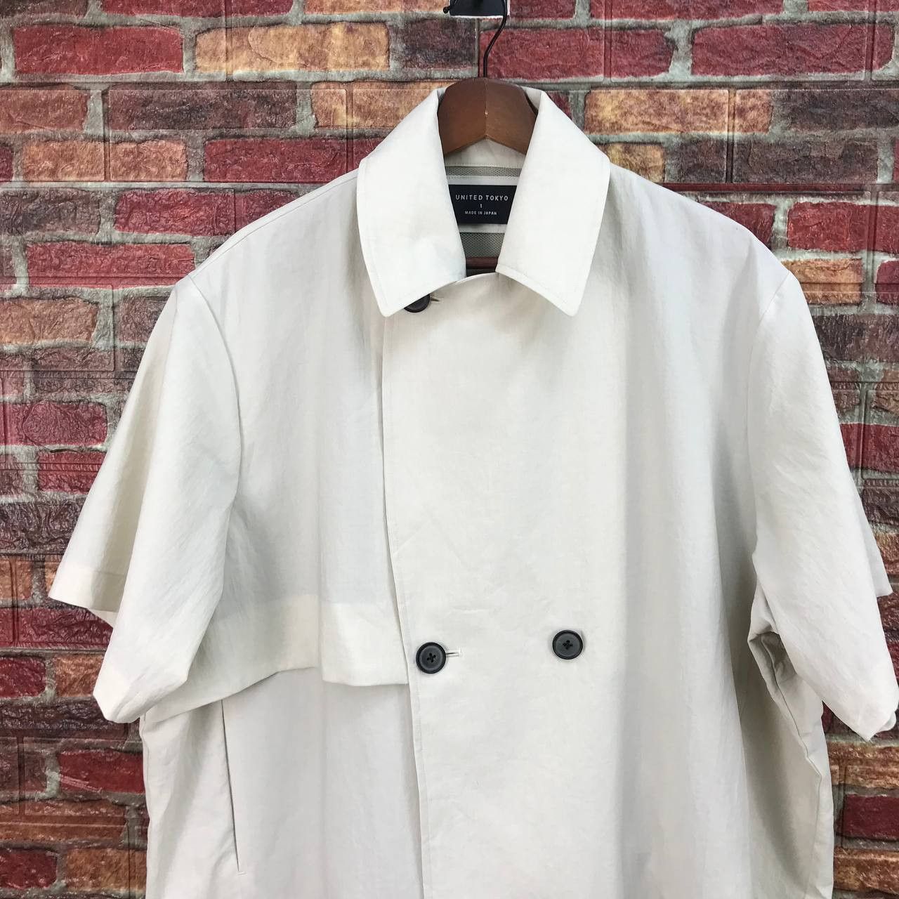 Japanese Brand United Tokyo Asymmetrical Spider Baggy Minimalist Jacket Size US S / EU 44-46 / 1 - 5 Thumbnail