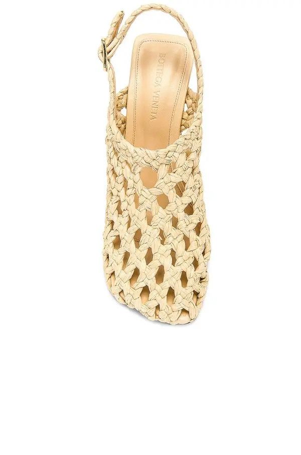 Bottega Veneta o1n1vont1224 Jimbo Slingback Pumps in Beige Size US 9 / IT 39 - 4 Thumbnail