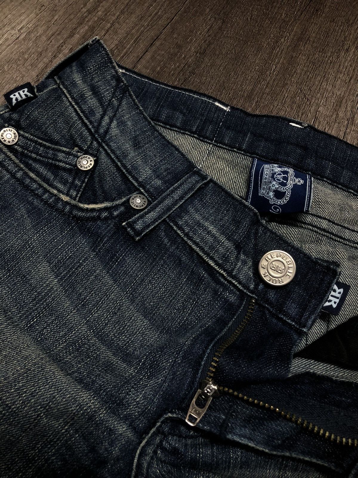 Rock & Republic × Victoria Beckham VICTORIA BECKHAM FOR ROCK & REPUBLIC FLARE JEANS Size 28" / US 6 / IT 42 - 15 Thumbnail