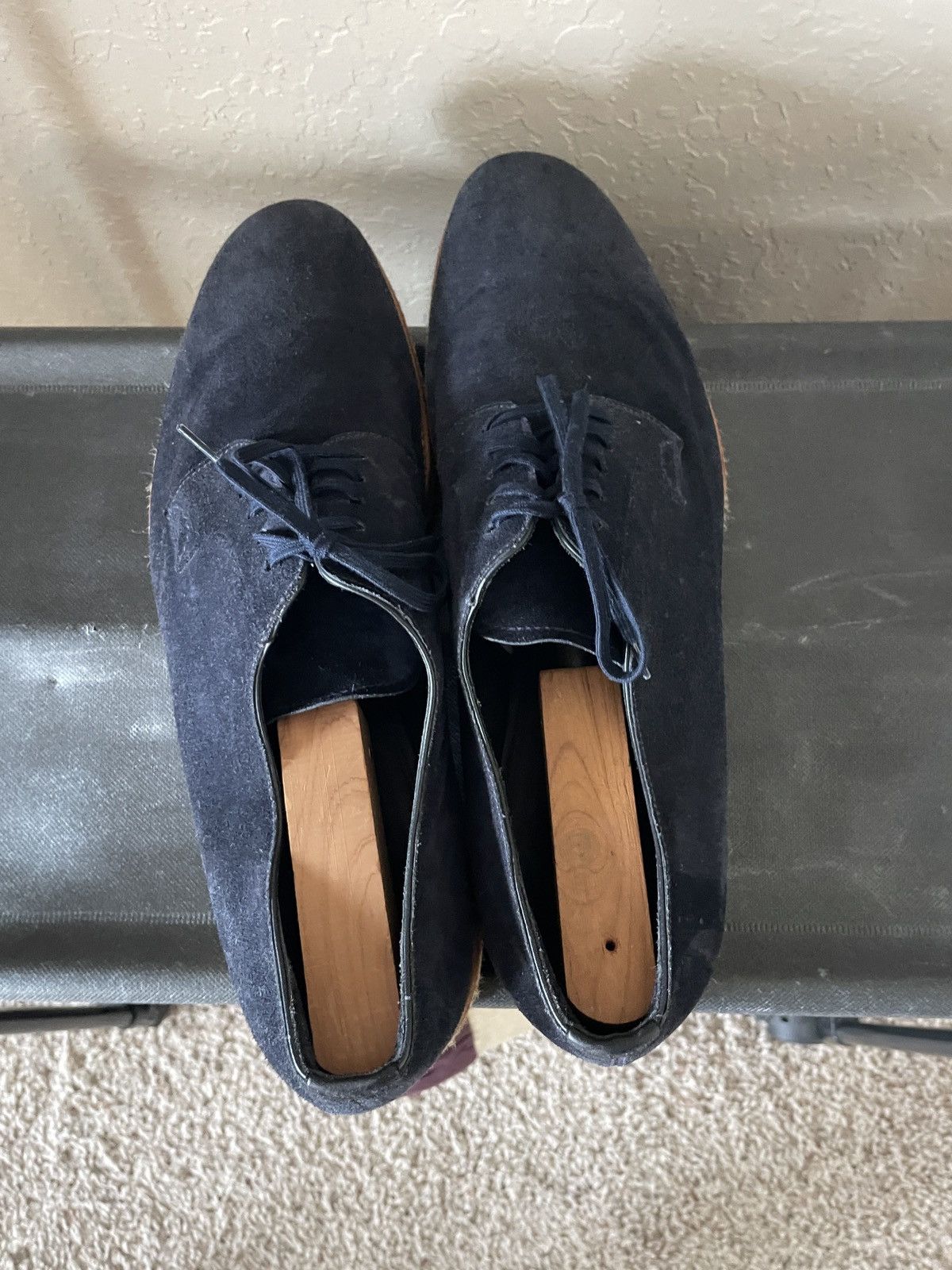 Prada Suede Derby’s w/espadrille soles Size US 13 / EU 46 - 6 Thumbnail