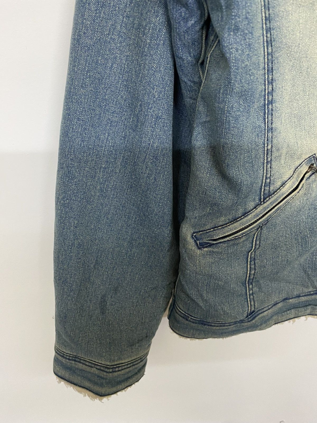In The Attic Rare 2000s In The Attic Sherpa Denim Jacket Size US L / EU 52-54 / 3 - 5 Thumbnail