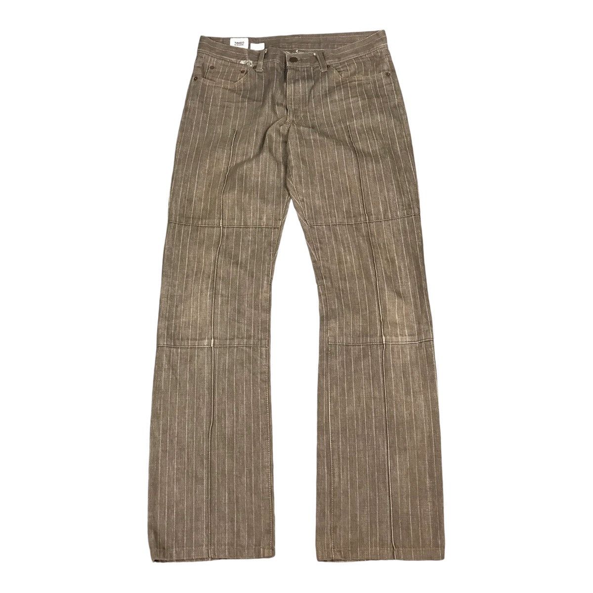 Japanese Brand × Takeo Kikuchi × Tornado Mart TAKEO KIKUCHI PATCHWORK BROWN PANTS JAPAN Size US 30 / EU 46 - 1 Thumbnail