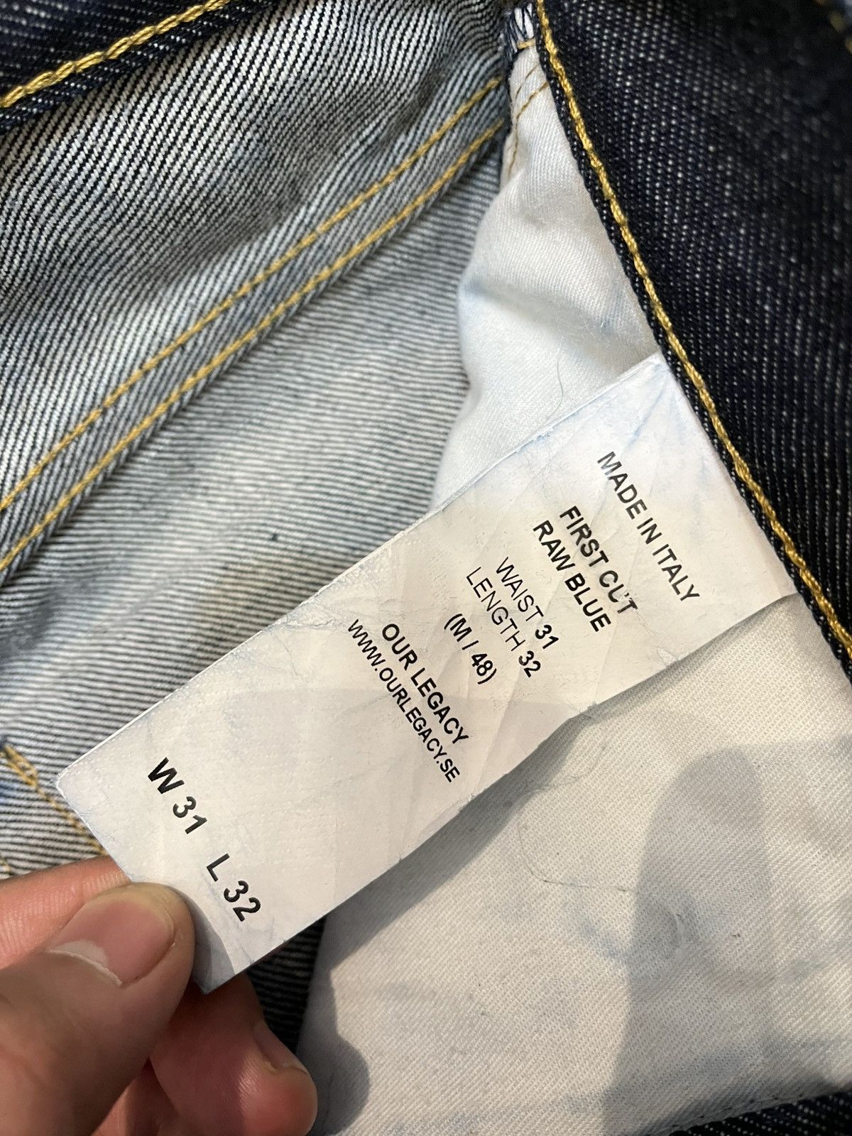 Our Legacy Our Legacy First Cut Raw Blue 31! Size US 31 - 10 Thumbnail