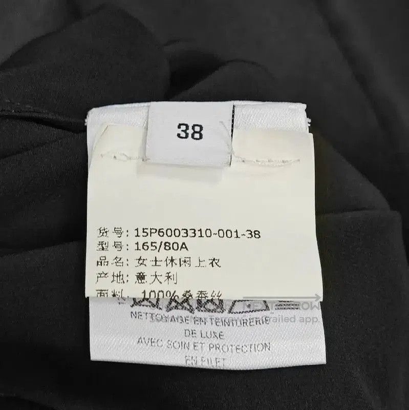 Givenchy Givenchy Black Silk Long-Sleeve Blouse . Size S / US 4 / IT 40 - 8 Thumbnail