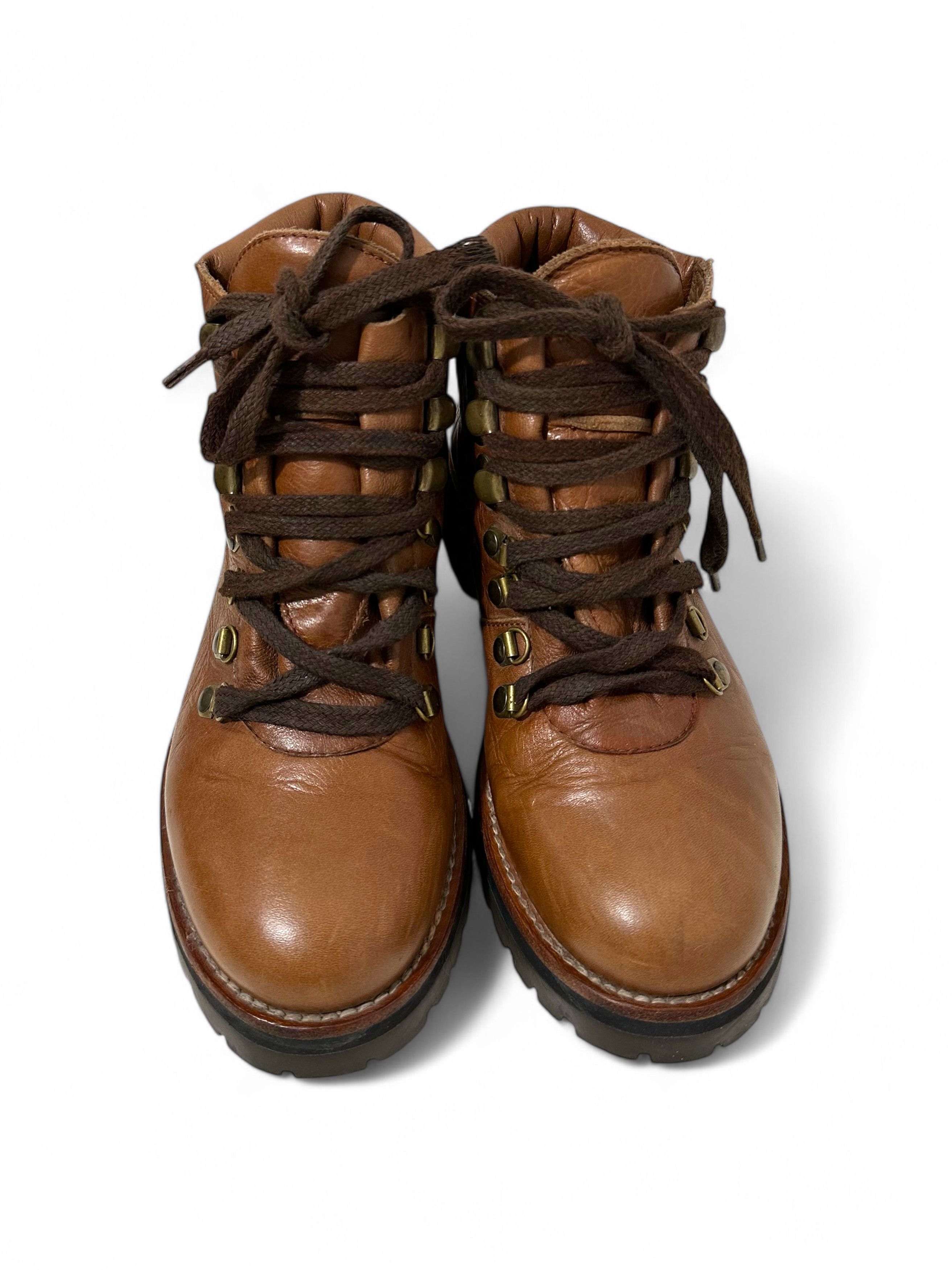 Other Febo de Ruta Brown Leather Hiker Boots Sz 38 Size US 8 / IT 38 - 5 Thumbnail
