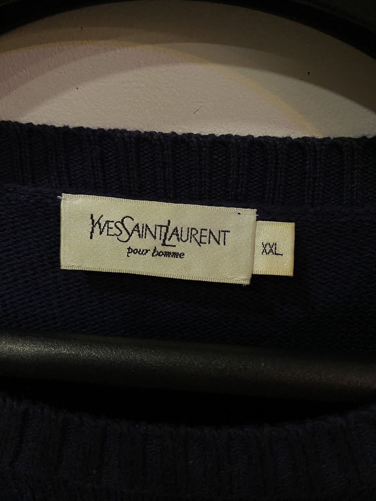Yves Saint Laurent YSL Sweater Knit Old Money Size US XXL / EU 58 / 5 - 5 Thumbnail