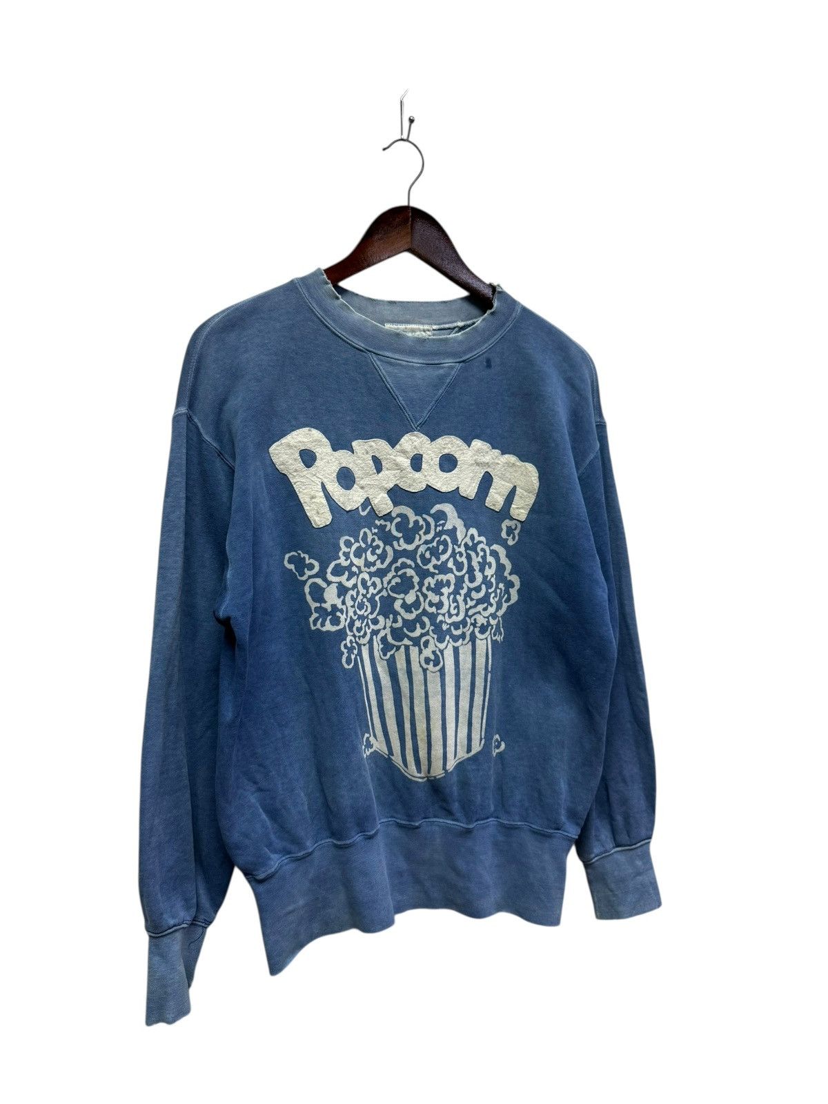 Indigo 🔥Vintage Blue Indigo Popcorn Distressed Size US M / EU 48-50 / 2 - 2 Thumbnail