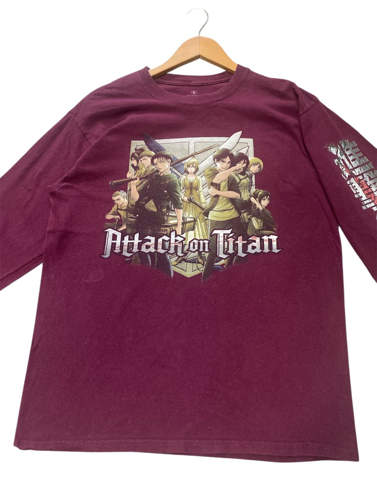 Anime × Japanese Brand × Vintage 💸BINDING OFFER💸VINTAGE ATTACK ON TITAN SEASON 3 ANIME TEE💥 Size US M / EU 48-50 / 2 - 4 Thumbnail