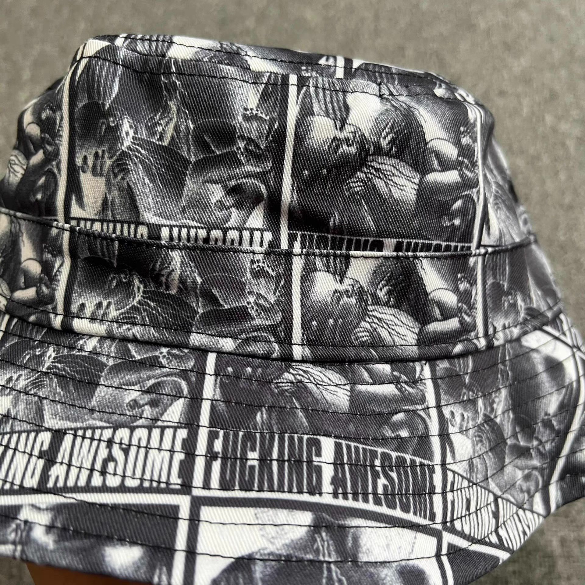 Fucking Awesome Fucking Awesome Blood Baby Bucket Hat Q7 Size ONE SIZE - 2 Thumbnail