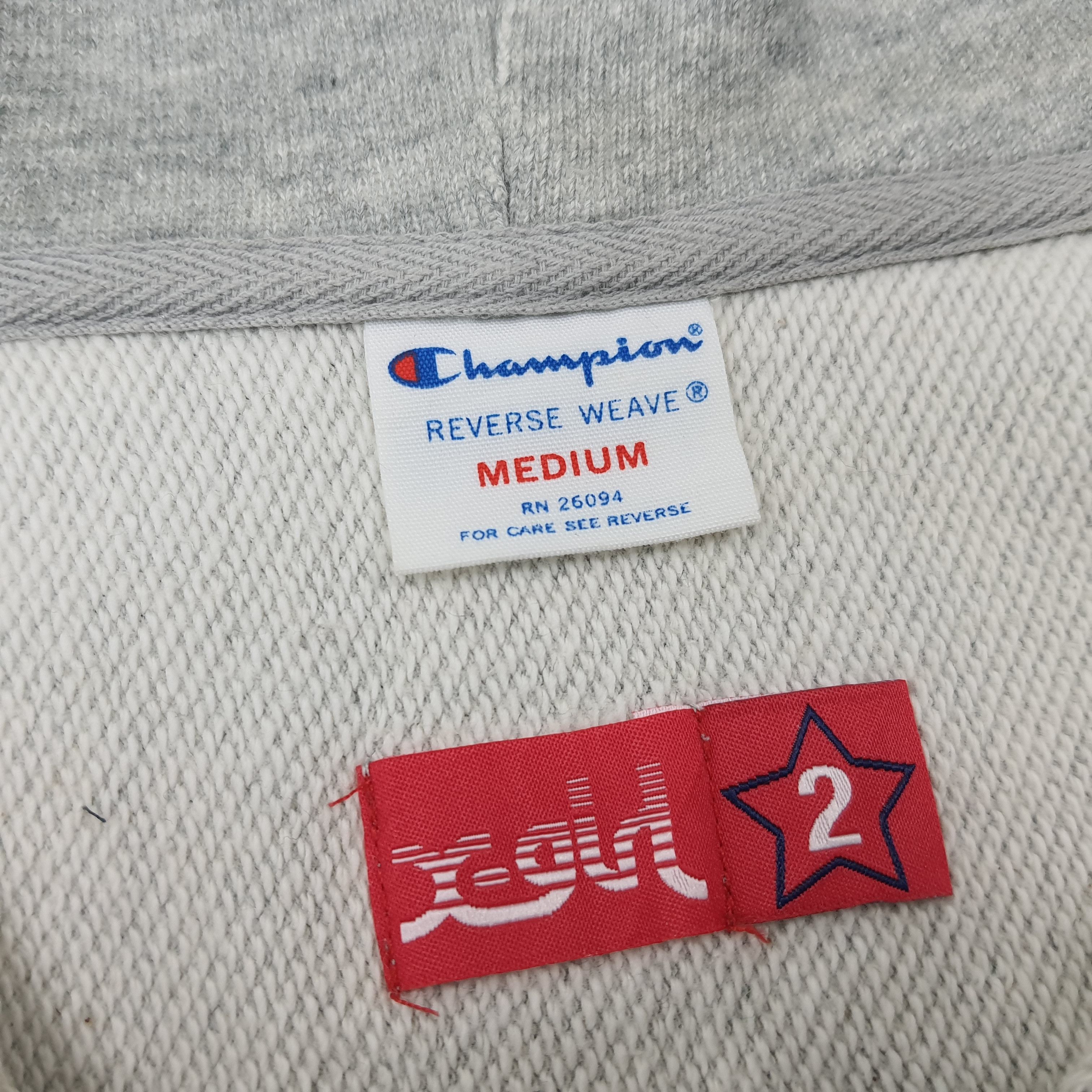 Champion × Japanese Brand × Vintage Vintage Champion x X-Girl Japan Brand Button Jackeylt Hoodie Size US S / EU 44-46 / 1 - 7 Thumbnail