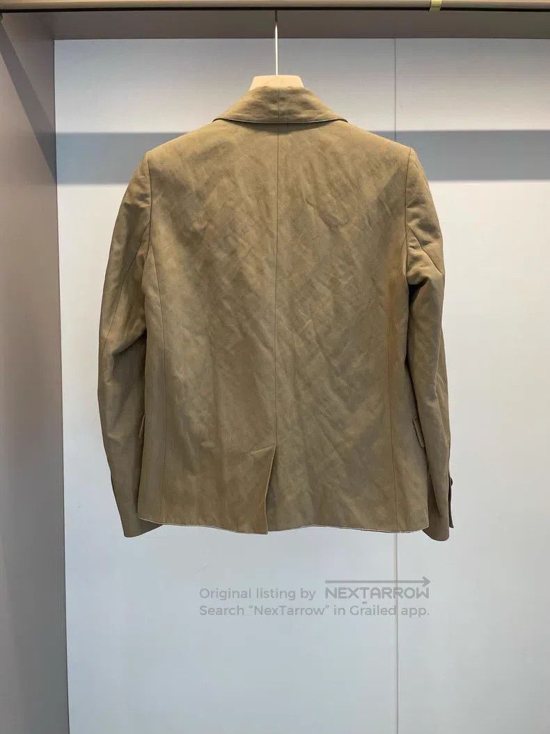 Brunello Cucinelli Brunello Cucinelli Camel Cotton Suit Jacket Size XS / US 0-2 / IT 36-38 - 2 Thumbnail