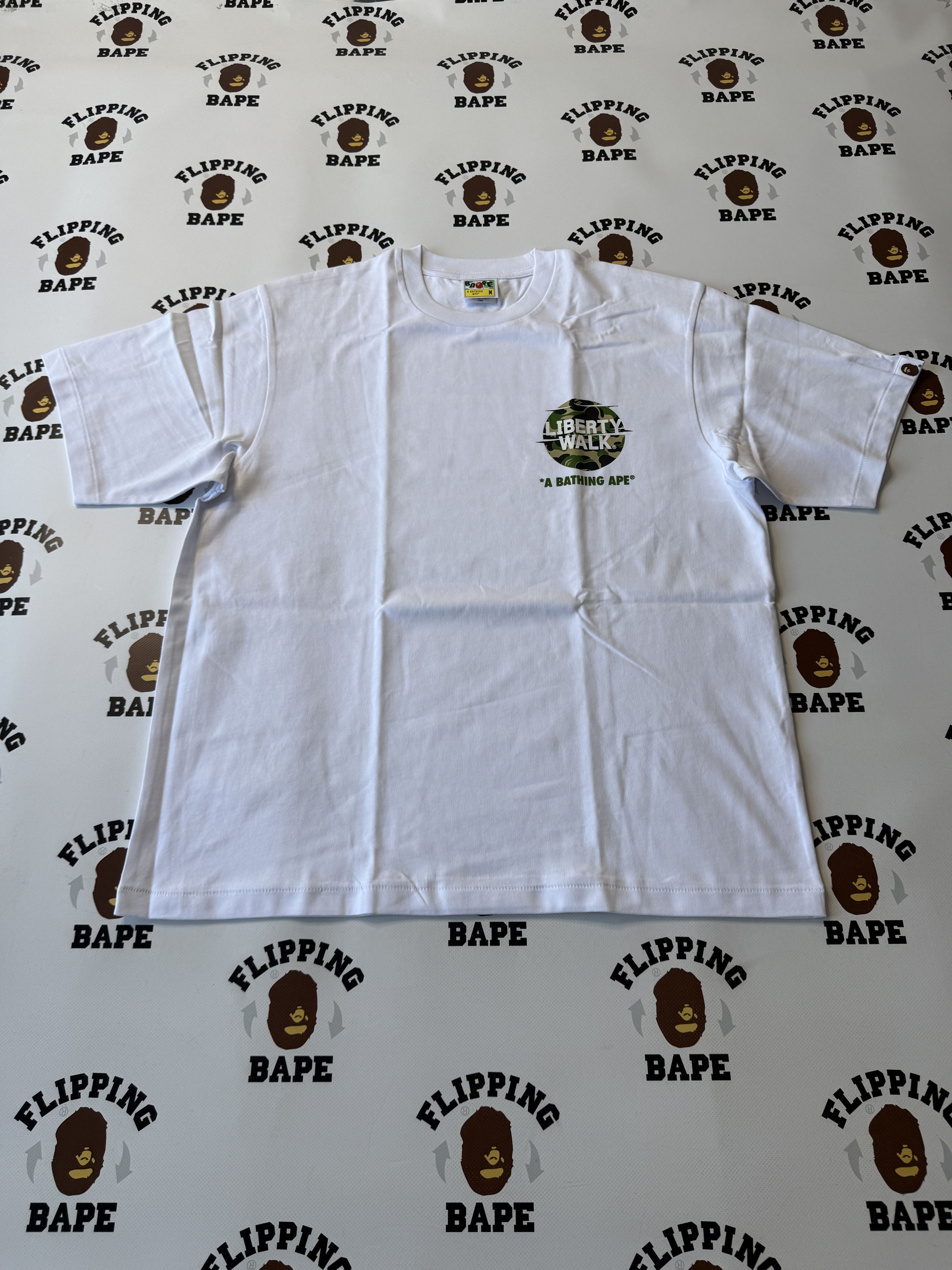 Bape BAPE X LIBERTY WALK ABC CAMO LOGO RELAXED FIT TEE Size US M / EU 48-50 / 2 - 2 Thumbnail