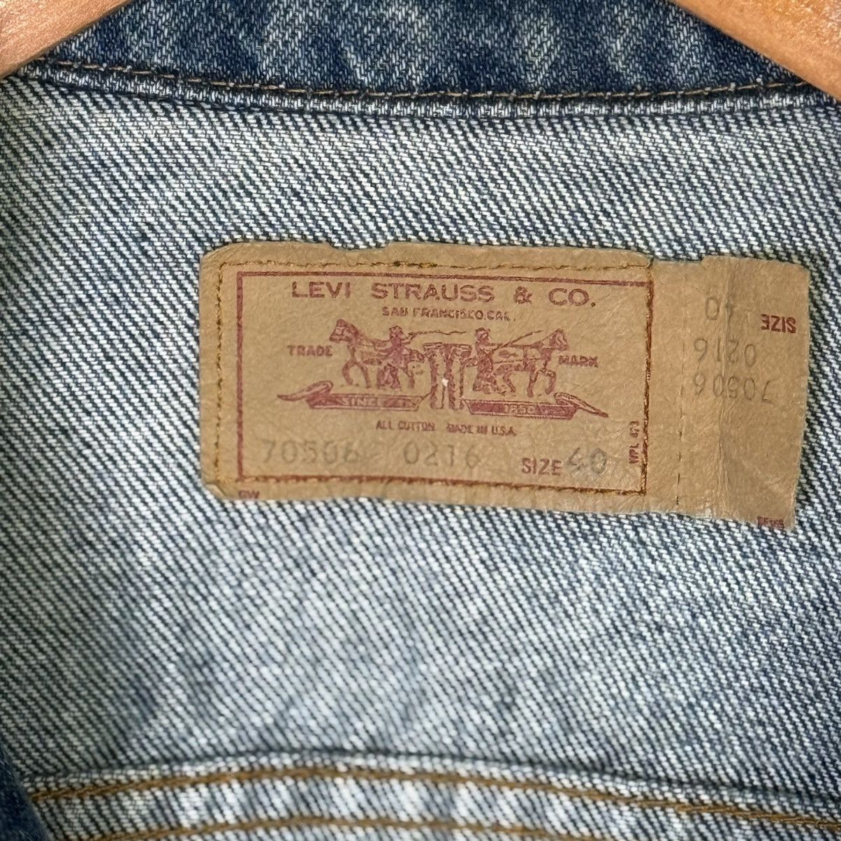 Levi's Vintage Clothing Vintage Levi's Trucker Jacket Men size 40 70506 Made in USA Size US L / EU 52-54 / 3 - 2 Thumbnail