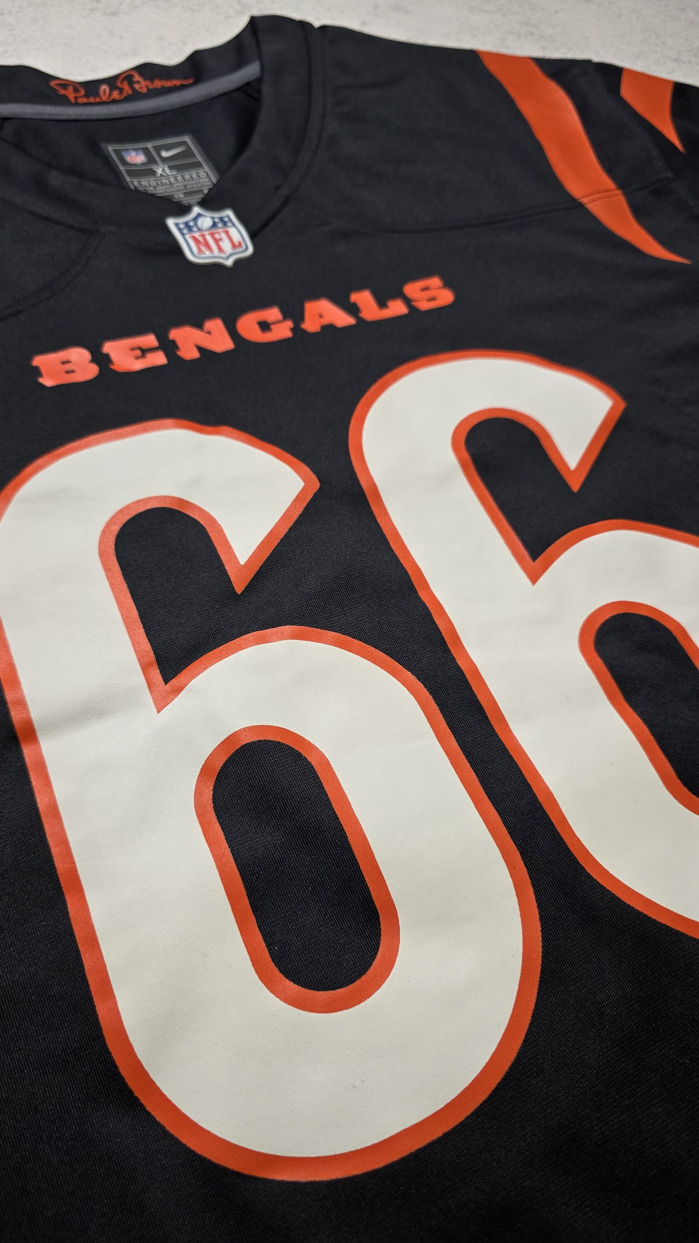 Nike Nate Gilliam #66 Bengals Nike NFL Game Jersey Size US XL / EU 56 / 4 - 10 Thumbnail
