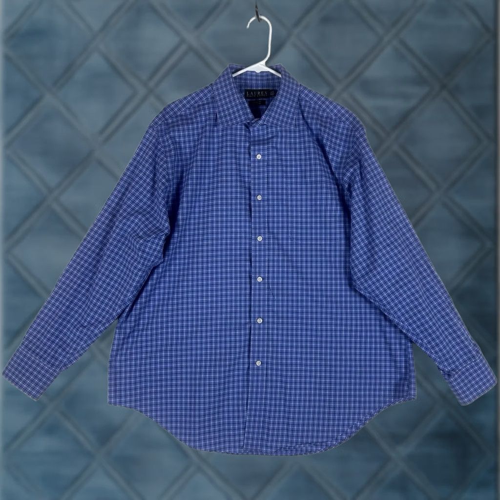 Polo Ralph Lauren Polo Ralph Lauren Button-Up Shirt Mens 17.5 34/35 Classic Fit Blue Long Sleeve Polo Ralph Lauren Performance Shirt Mens 17.5 34/35 Blue Button-Up Size US XXL / EU 58 / 5 - 1 Thumbnail