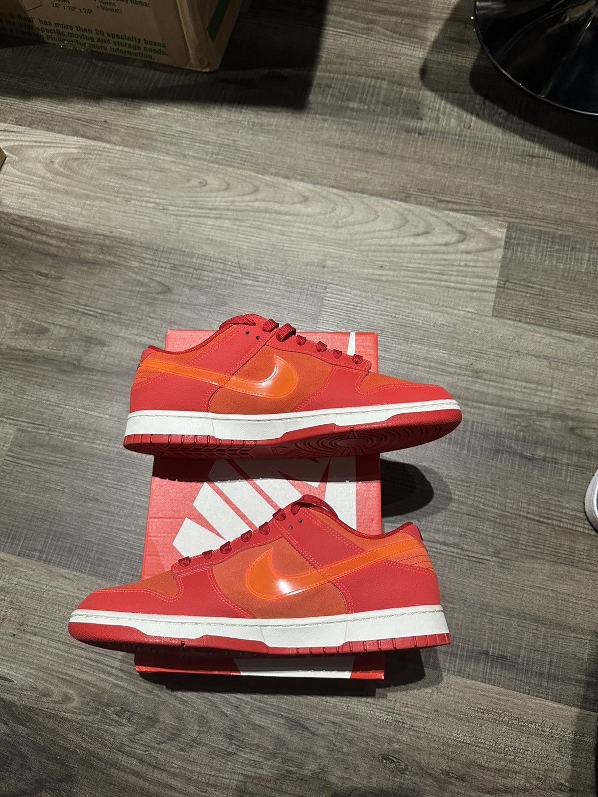 Nike Nike Dunk Low ATL Atlanta Red FD0724-657 Men's Size 12 Used Size US 12 / EU 45 - 1 Thumbnail