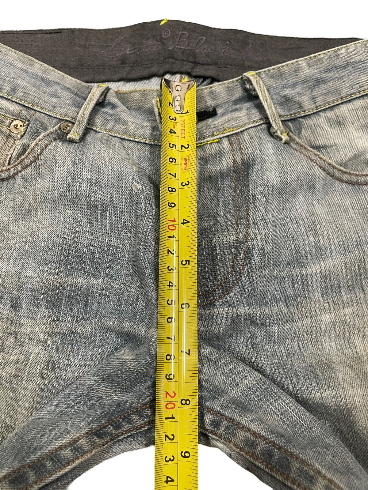 Levi's Vintage 90s Levis Blue Wash Distress Style Jeans Size US 30 / EU 46 - 13 Thumbnail